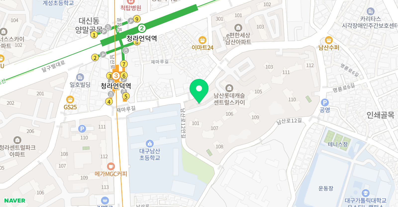모모아트 미술교습소 위치