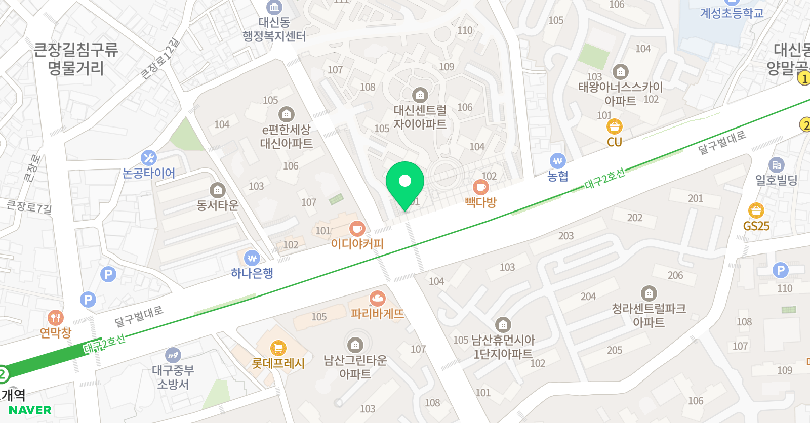 리샘 수학교습소 위치