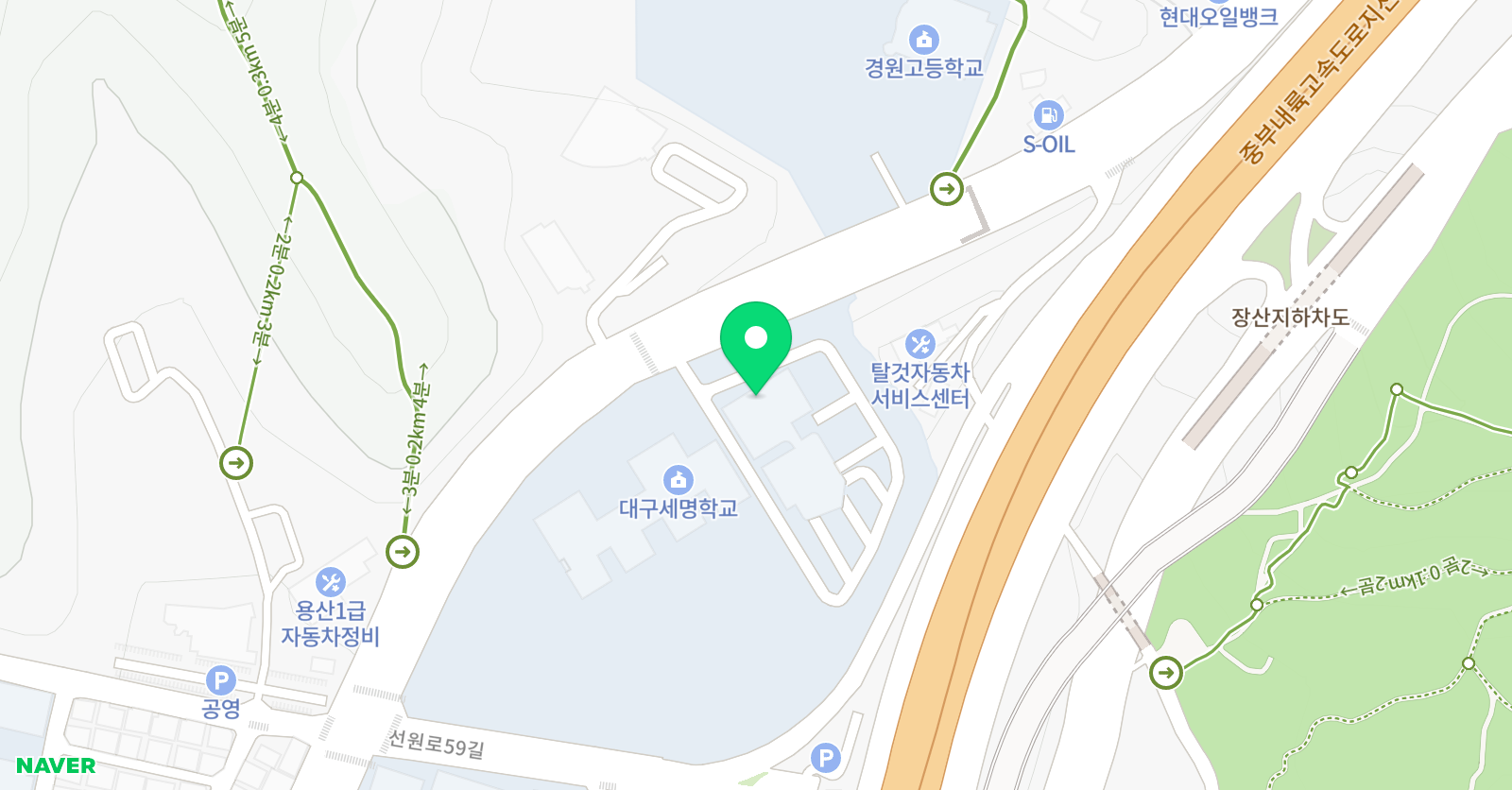세명 어울림 수영장 위치