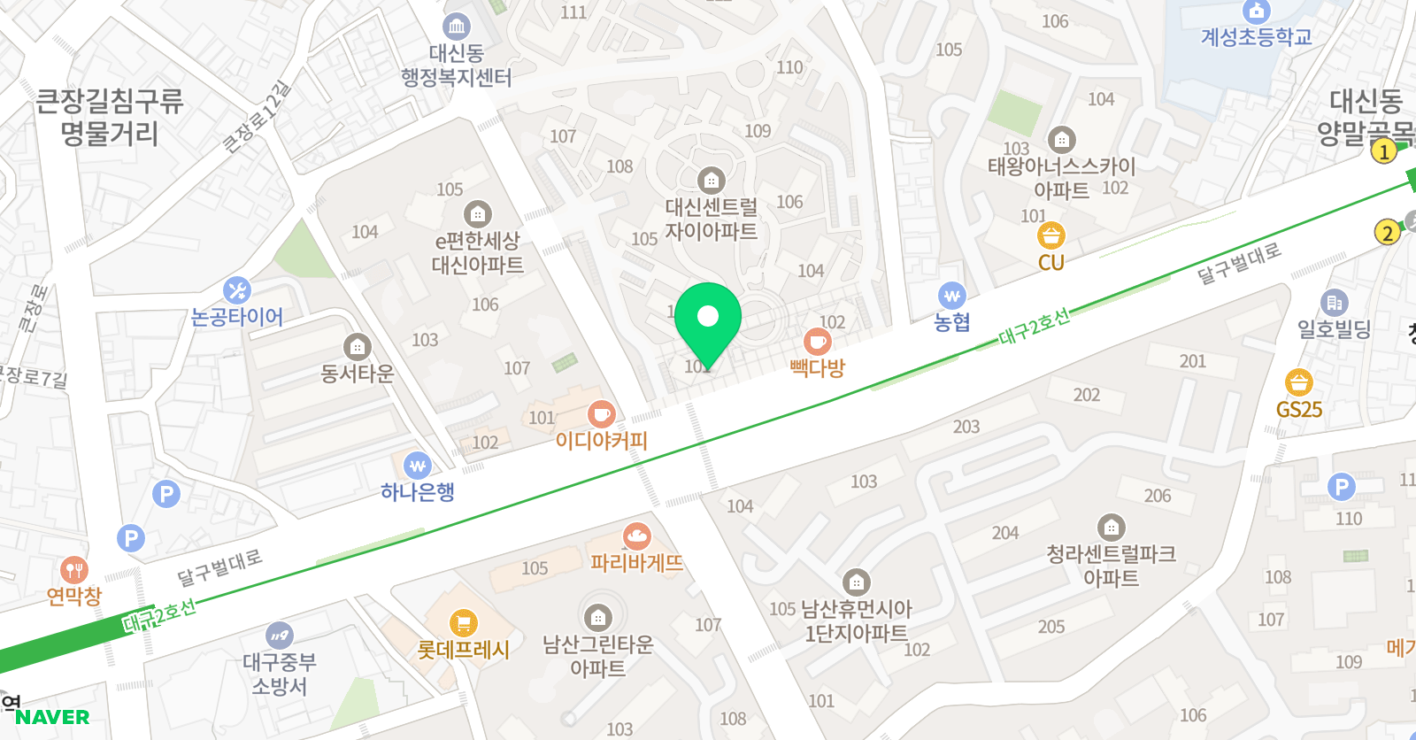 민뮤직 위치