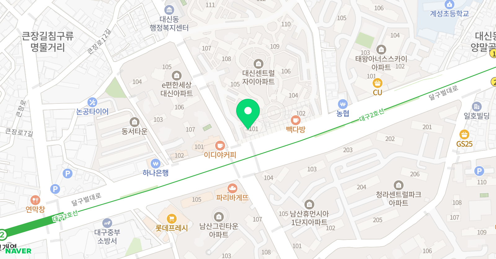 플레이팩토 대신자이 위치