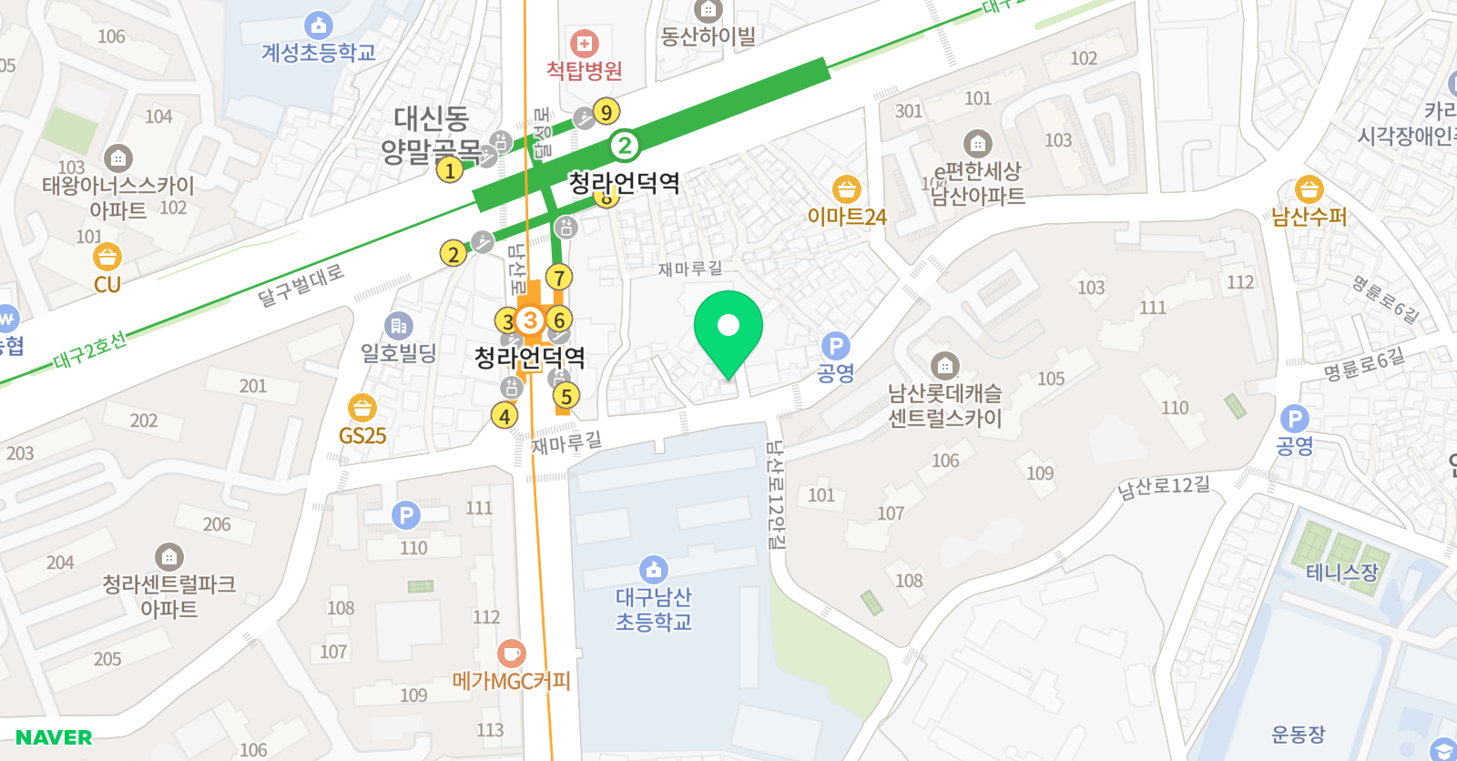 채움아트 미술교습소 위치