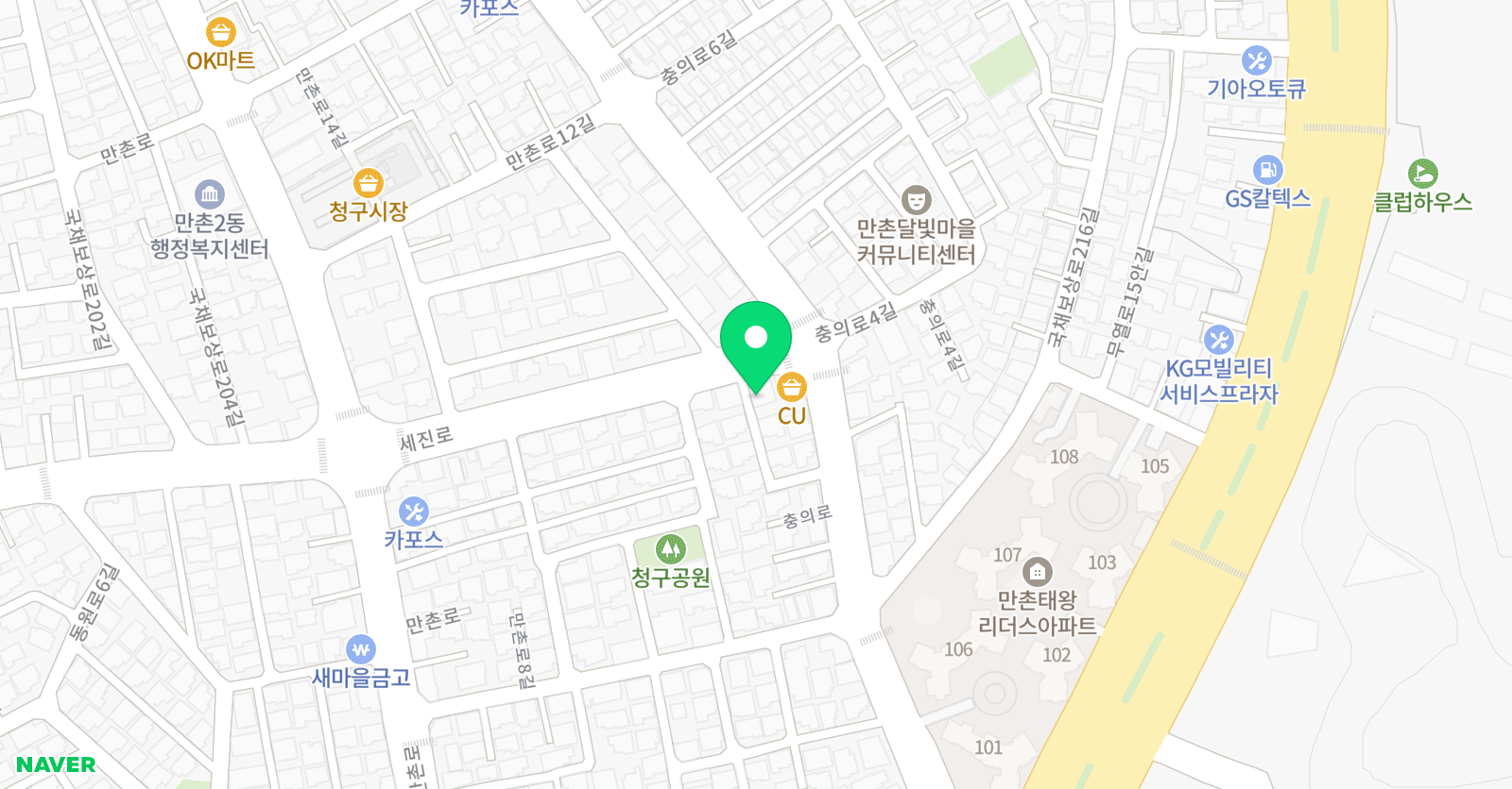 한우리 독서토론논술 위치