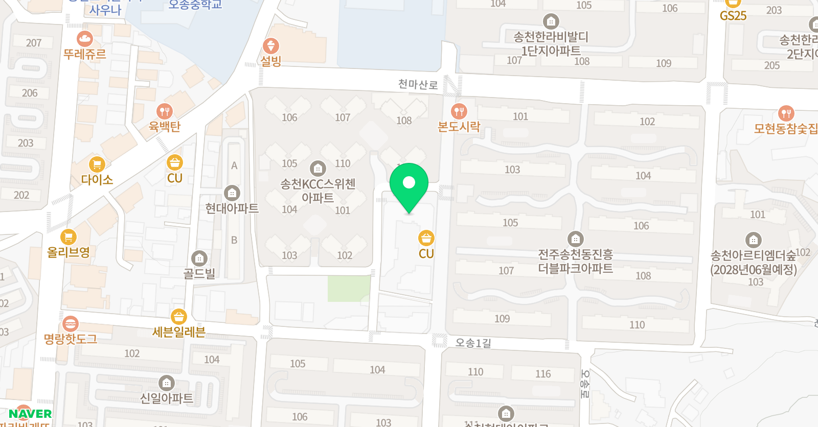 프리모 피아노학원 위치