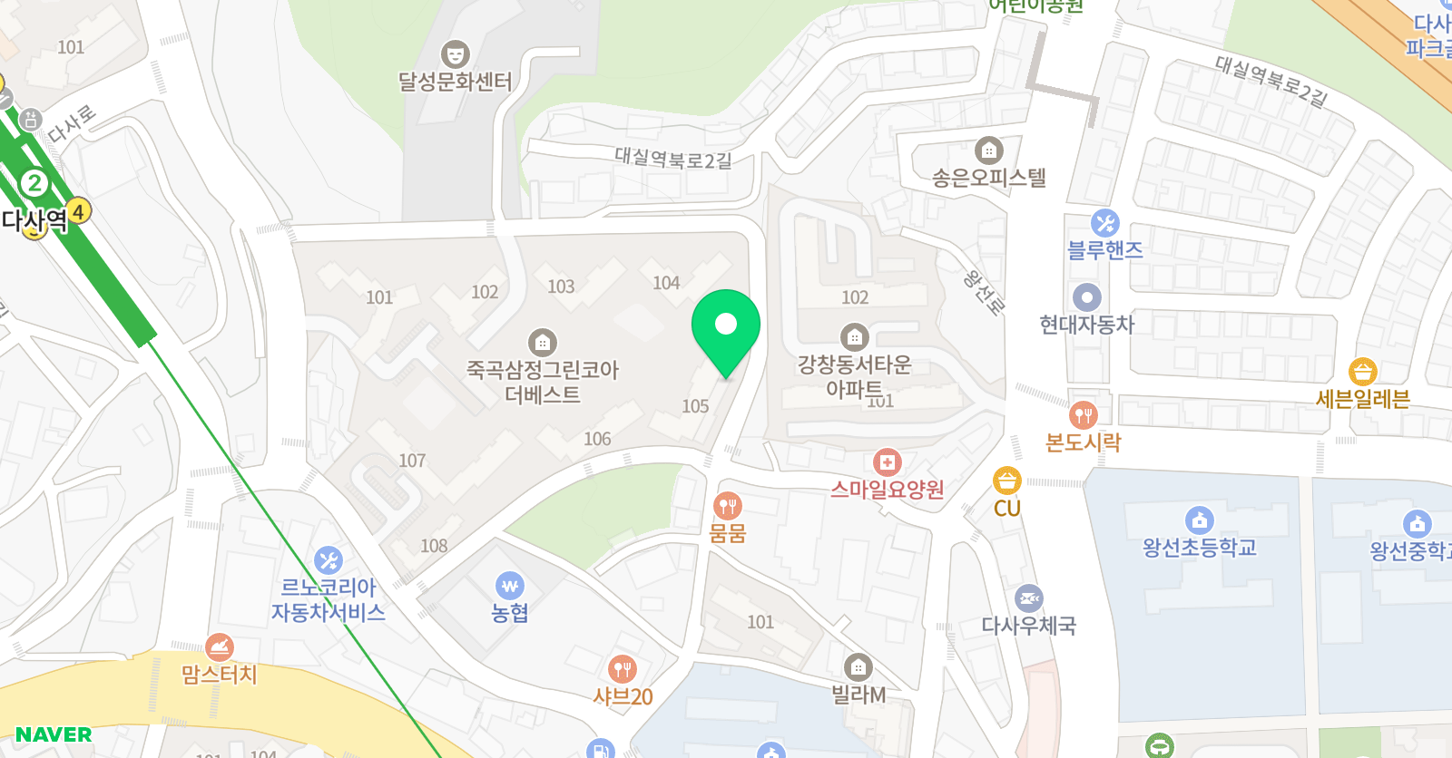 너의꿈 피아노 위치