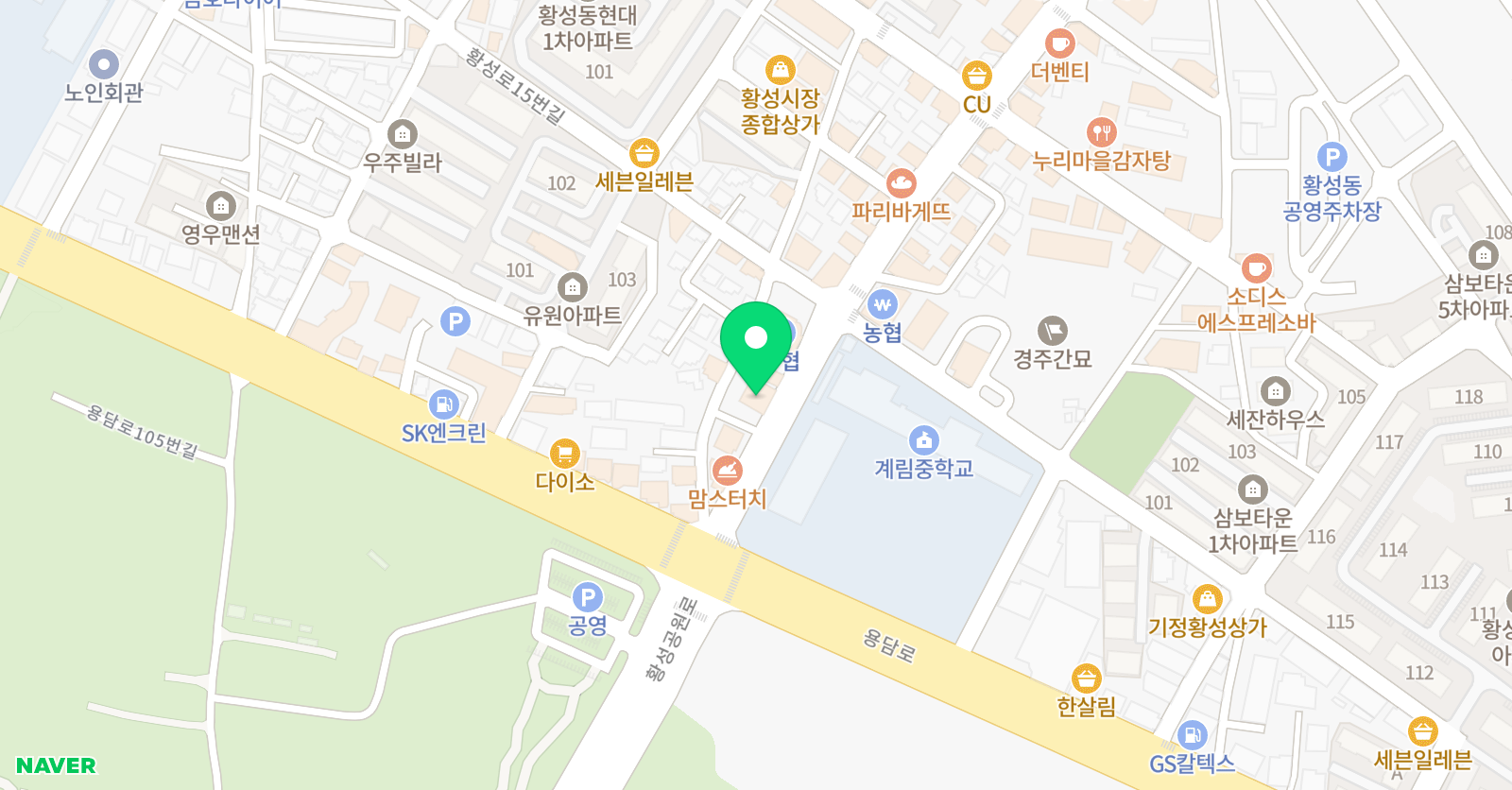 장 실용음악 학원 위치