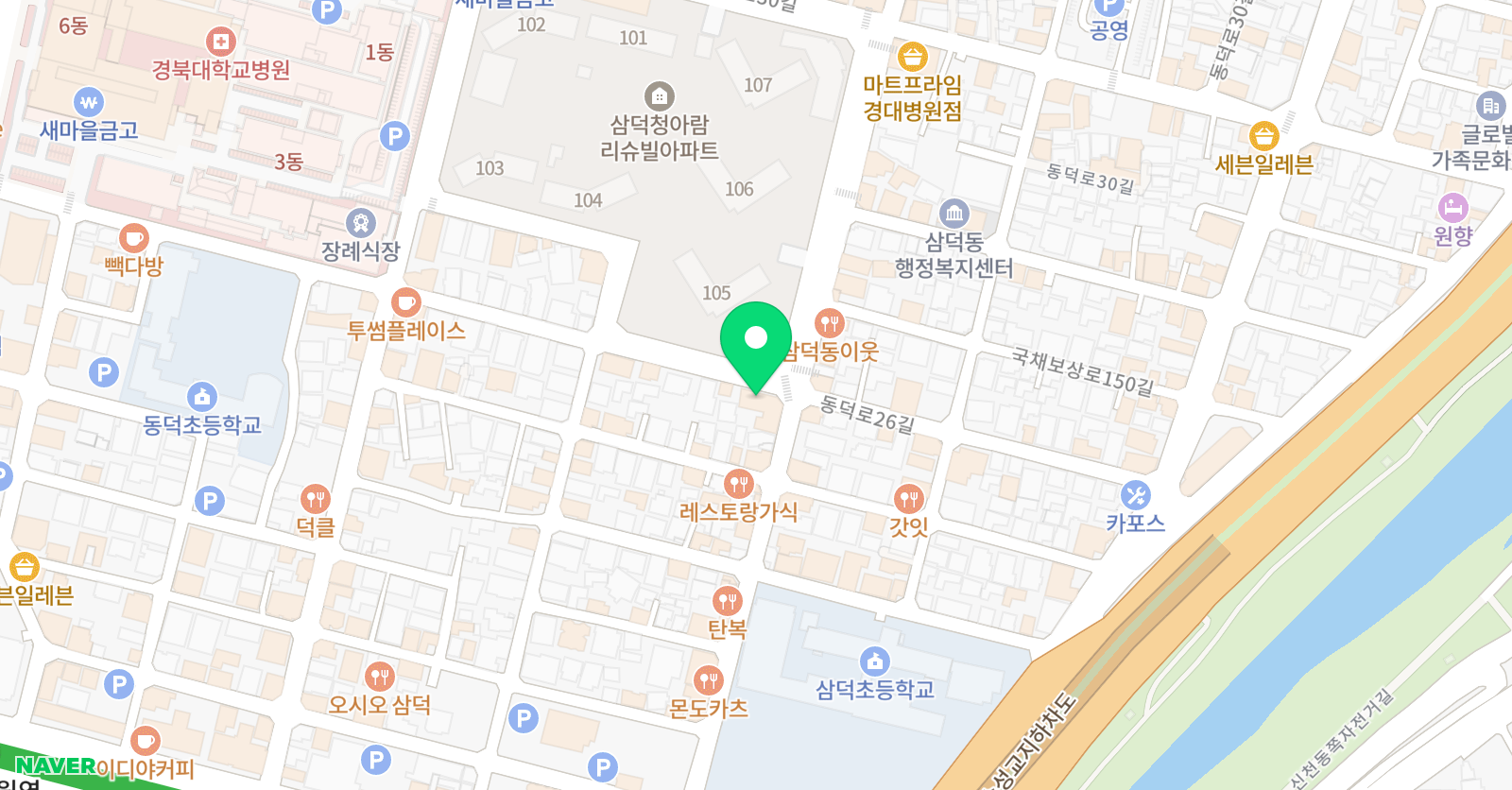 계명대수 태권도 위치