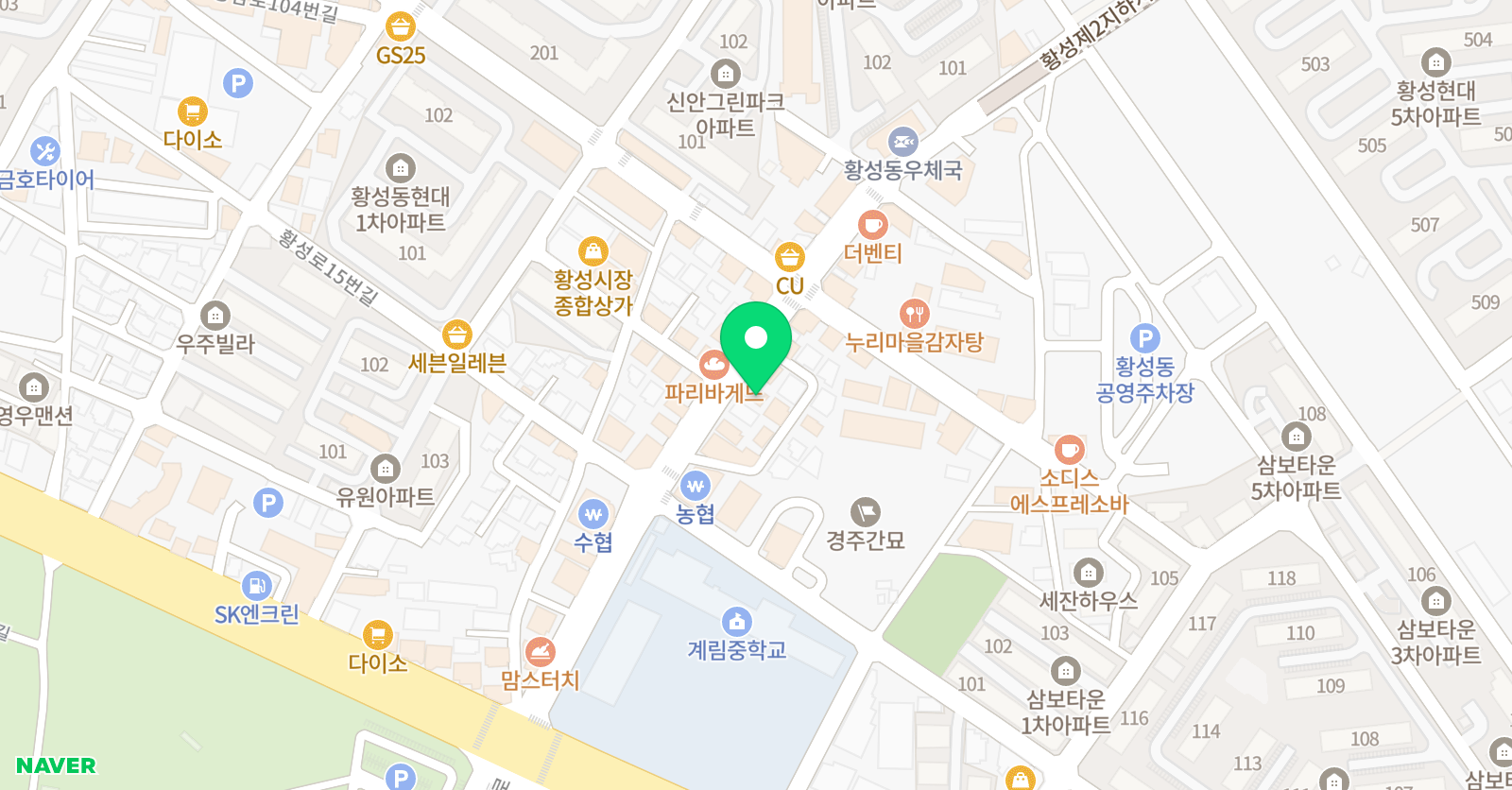 원석 수학학원 위치