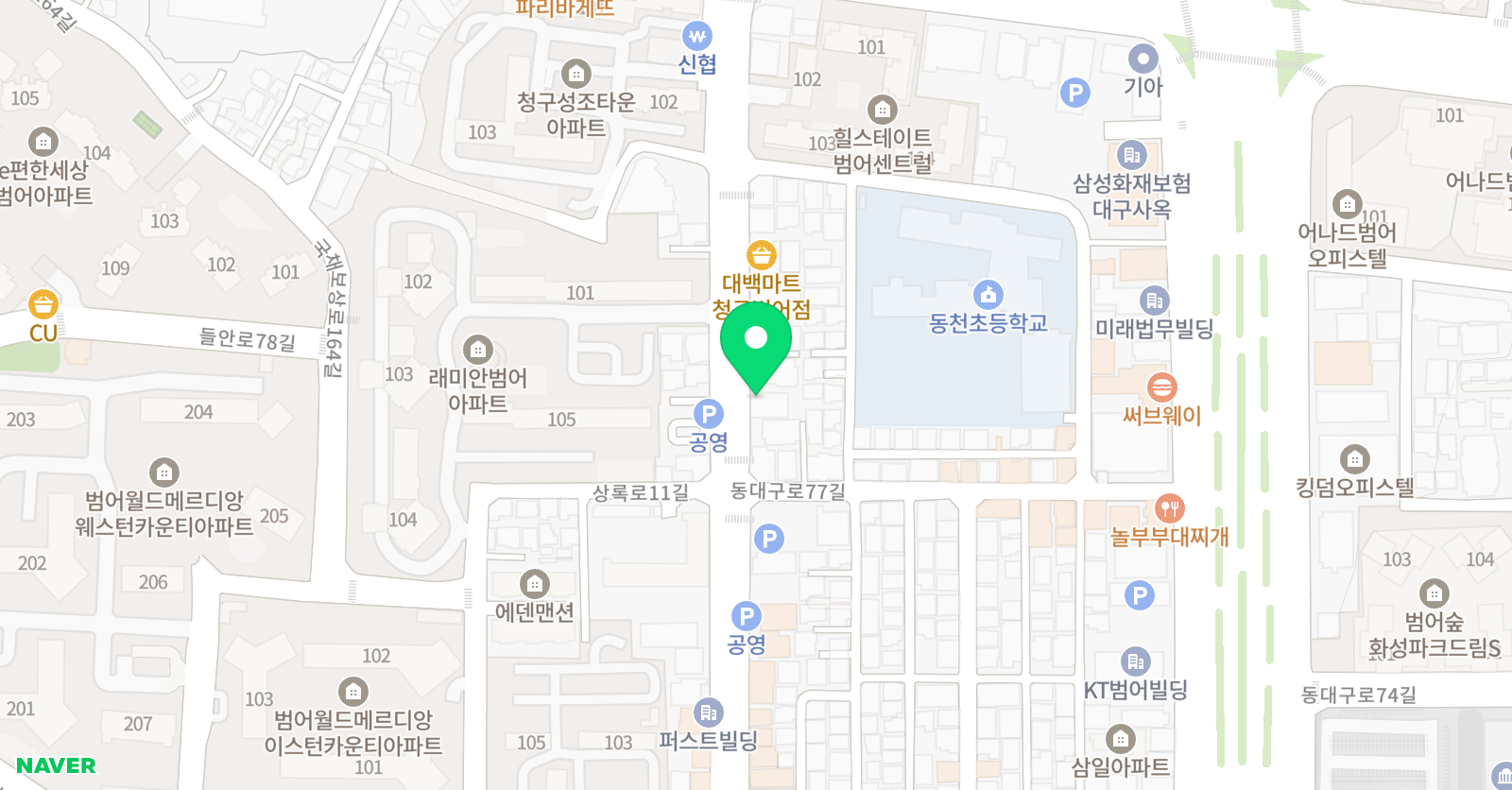 김창훈FC 수성구점 위치
