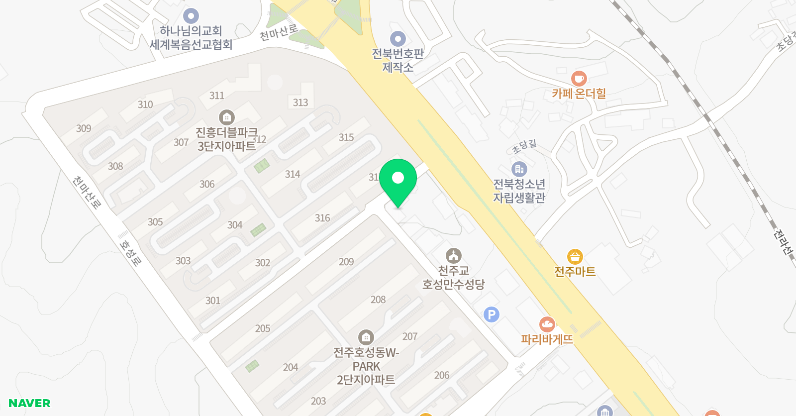라라랜드 음악학원 위치