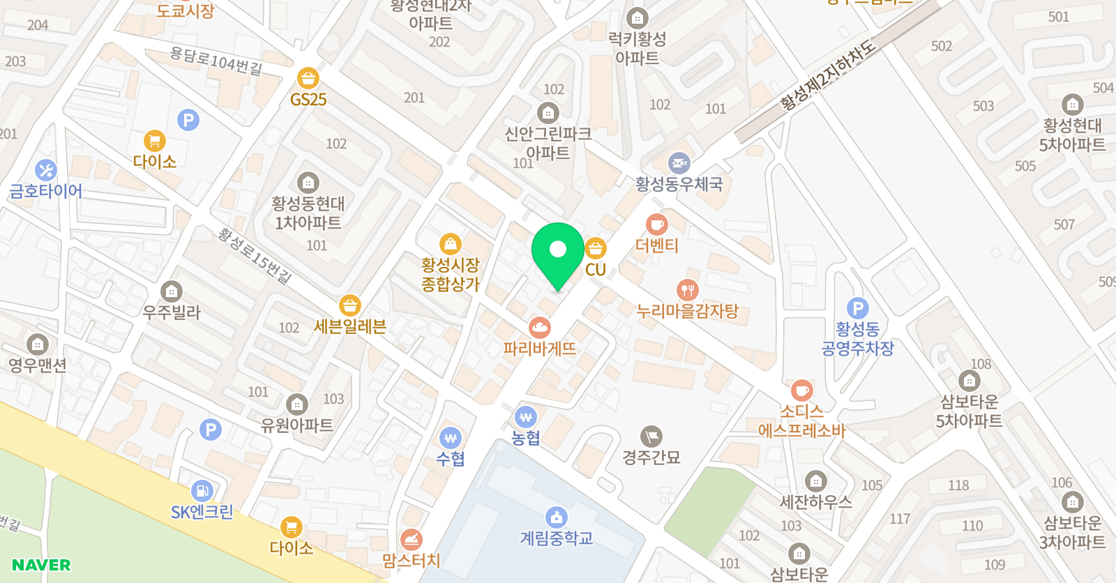 포커스영수학원 위치
