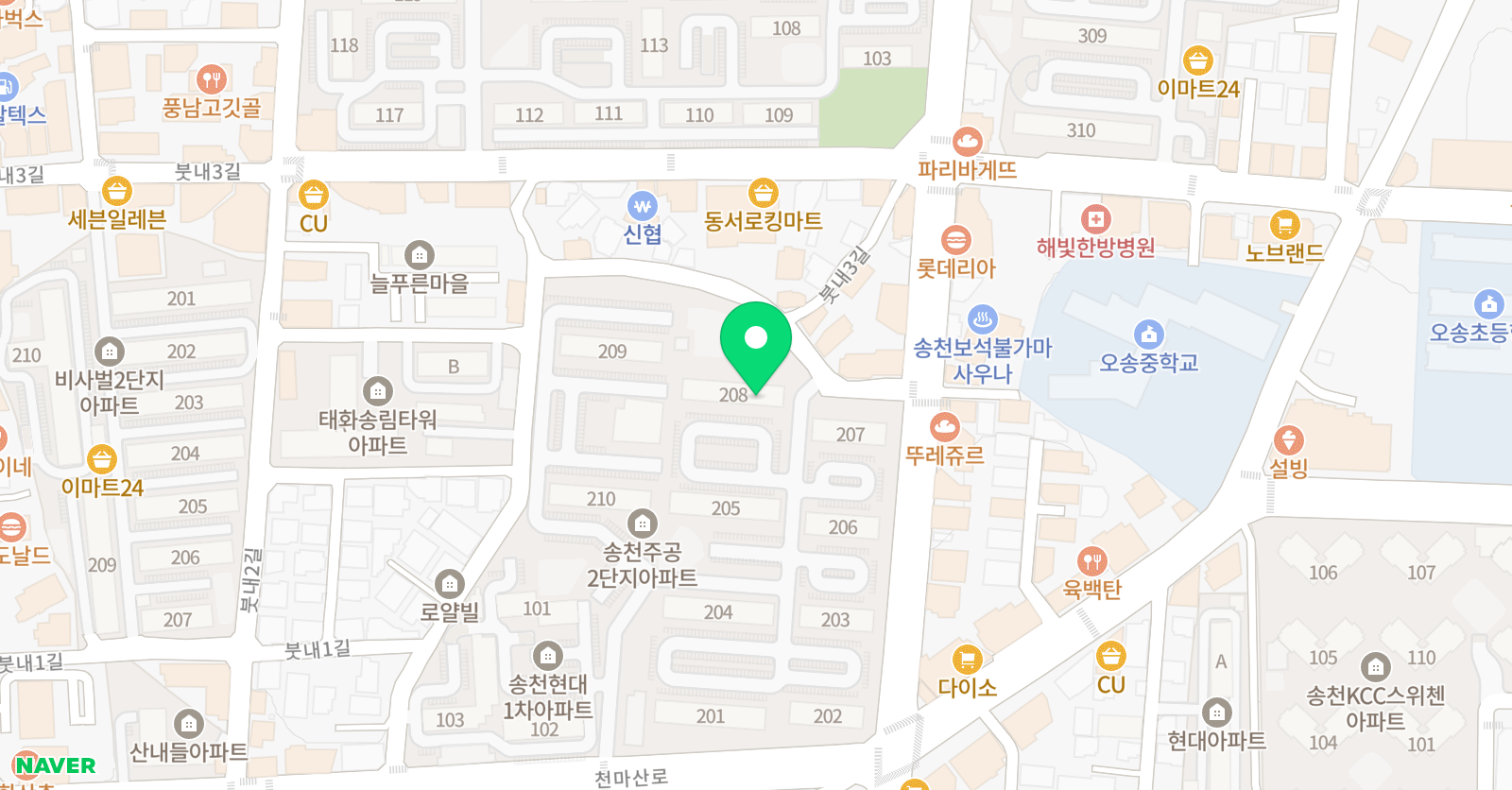 셀파우 등생교실 전주송천주공2차점 위치