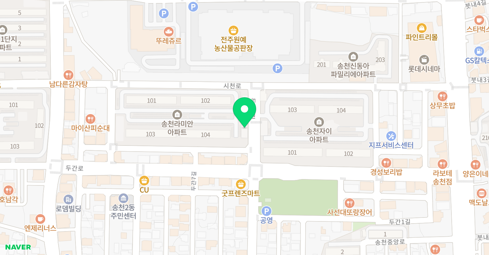 돌체피아노 음악학원 위치