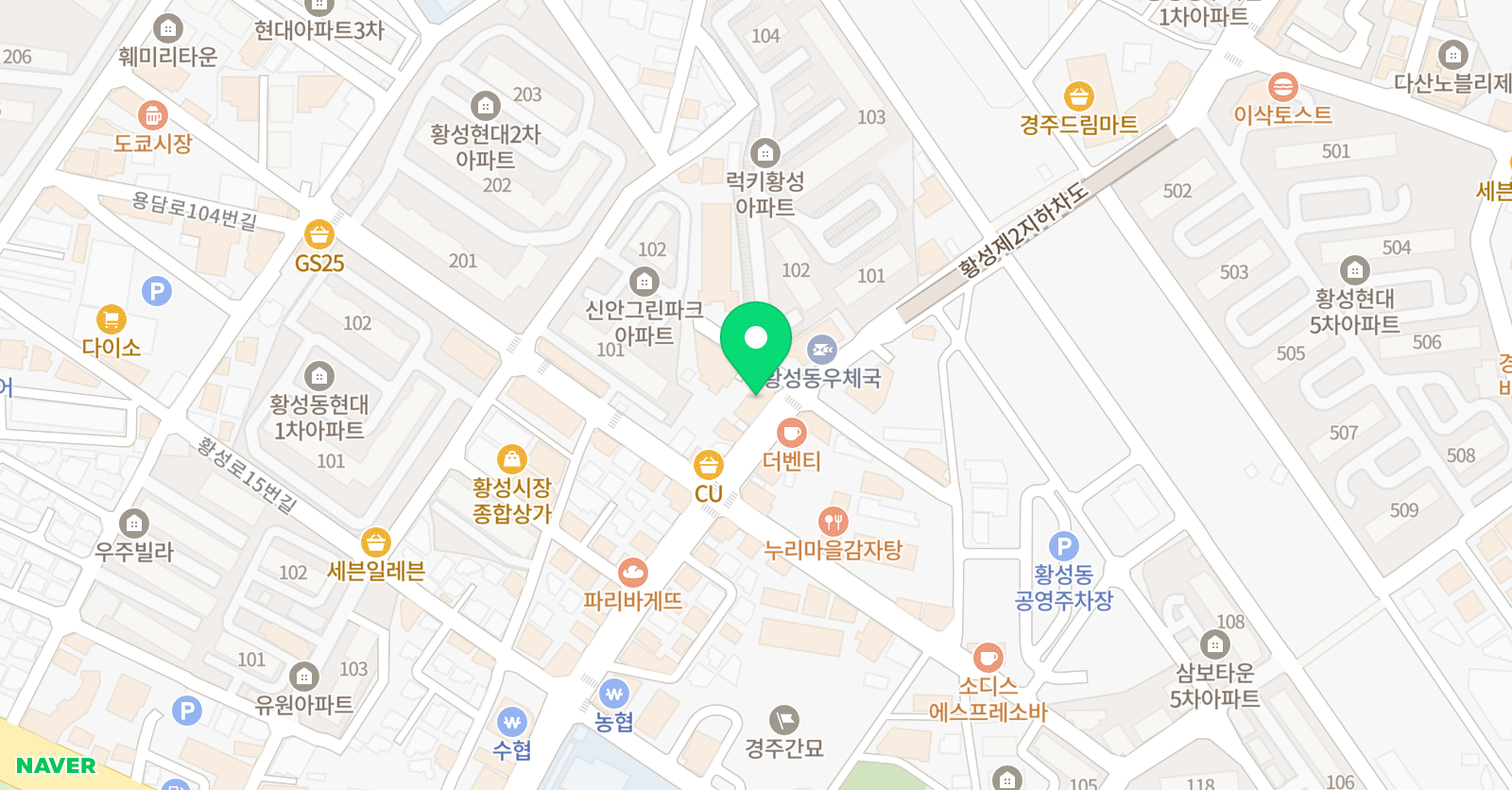 첫단추 수학학원 위치