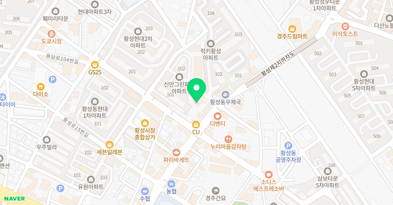 느낌 수학 위치