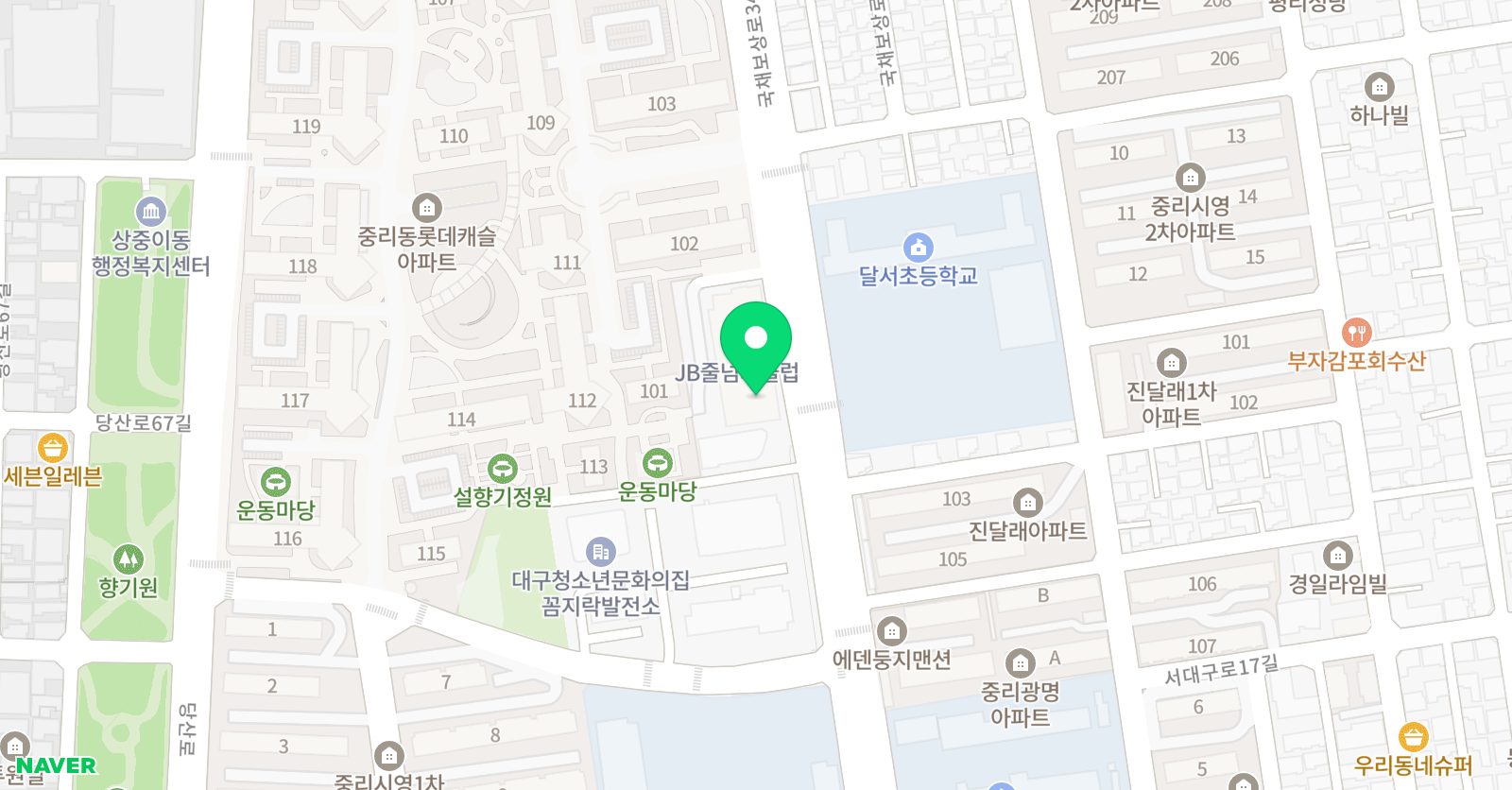 강나겸 음악학원 위치