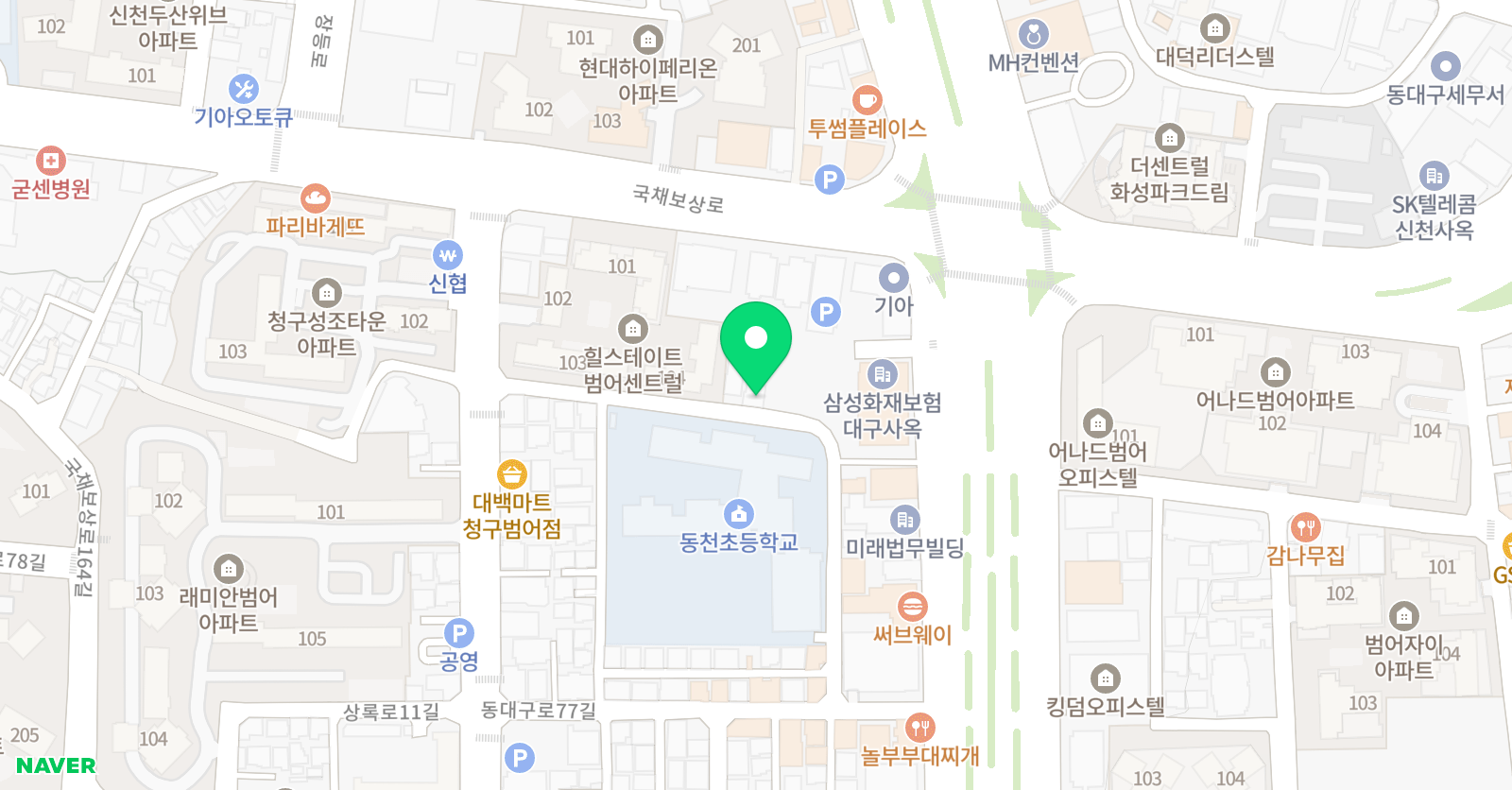 3030 영어 범어동천센터 위치