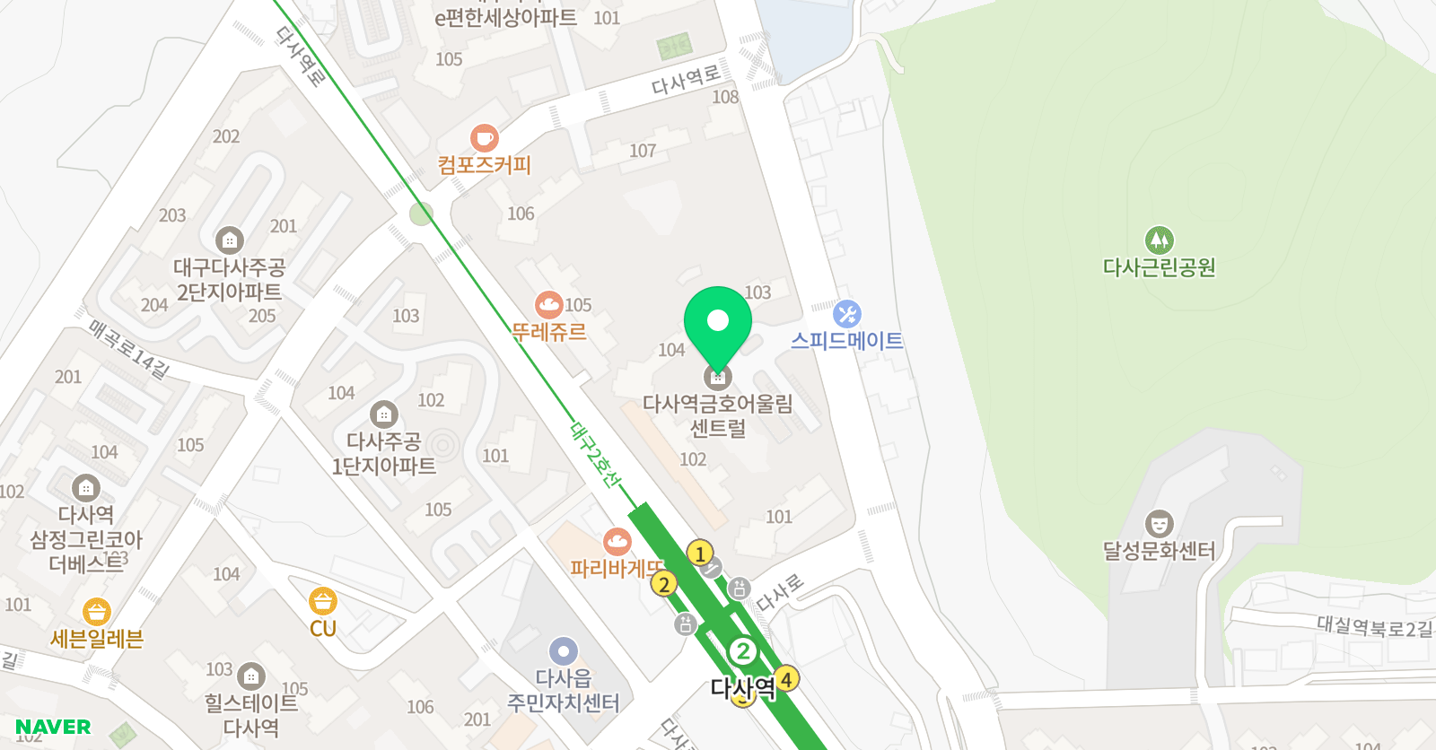 김쌤수학 위치