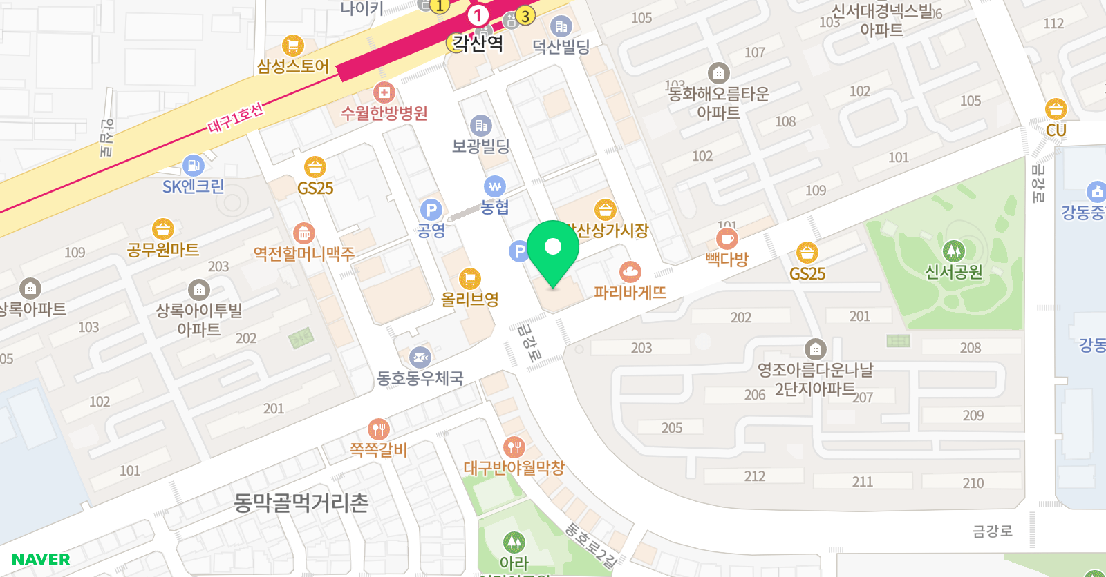 더단단 수학학원 위치