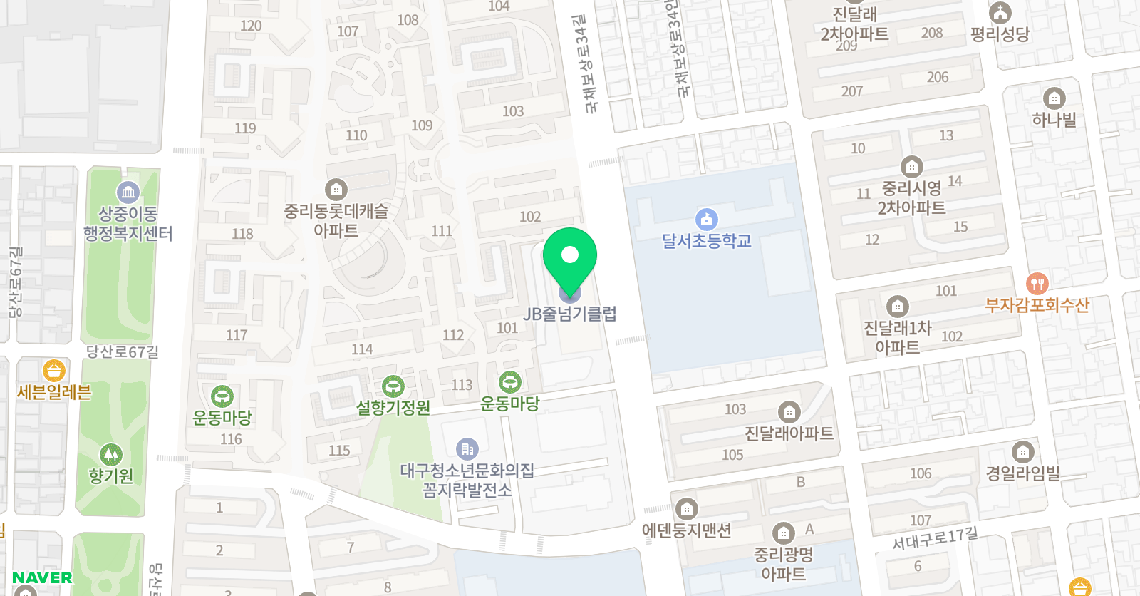 스마트해법수학 장재임학원 위치