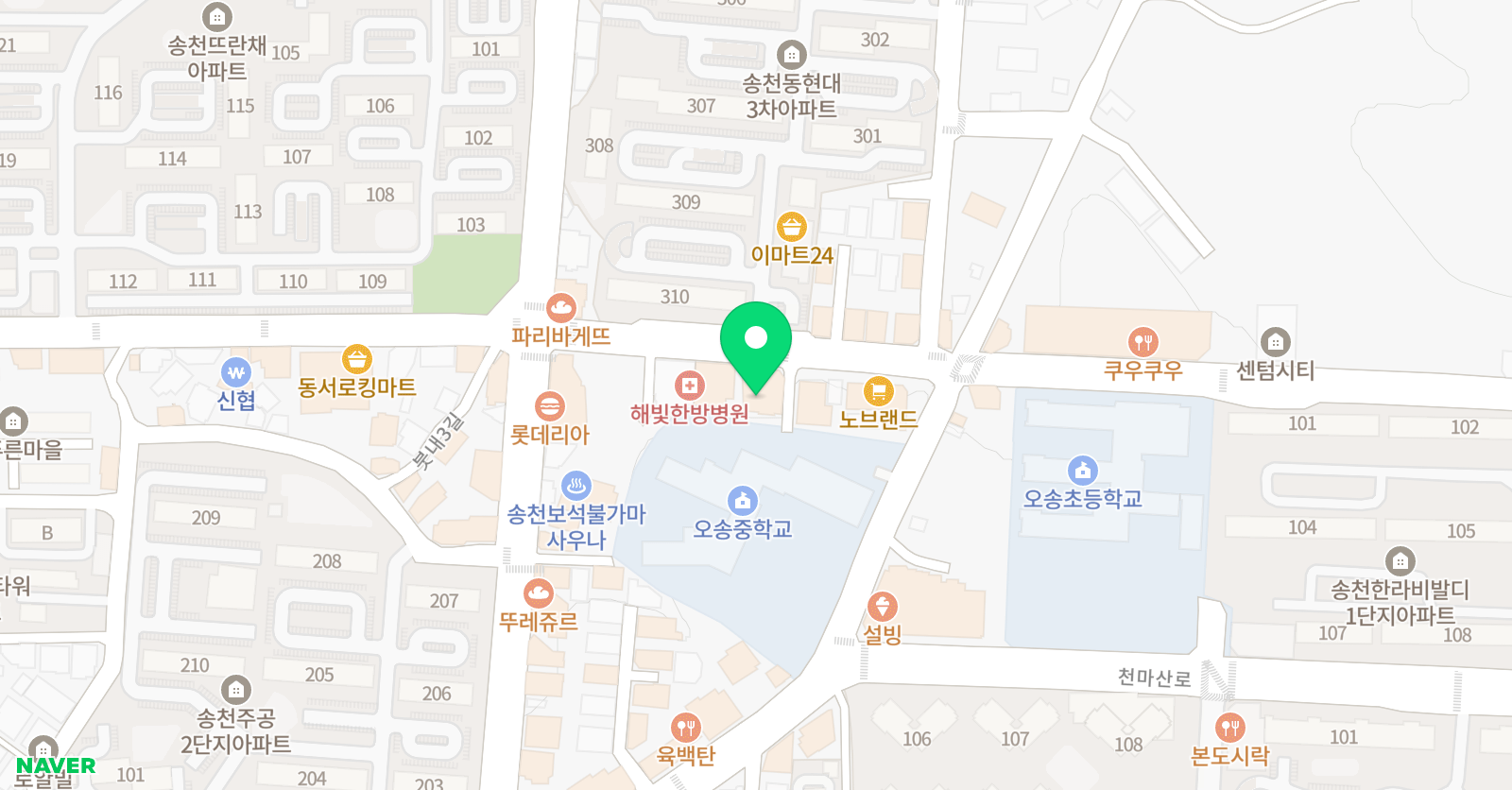 큐 매쓰수학 위치