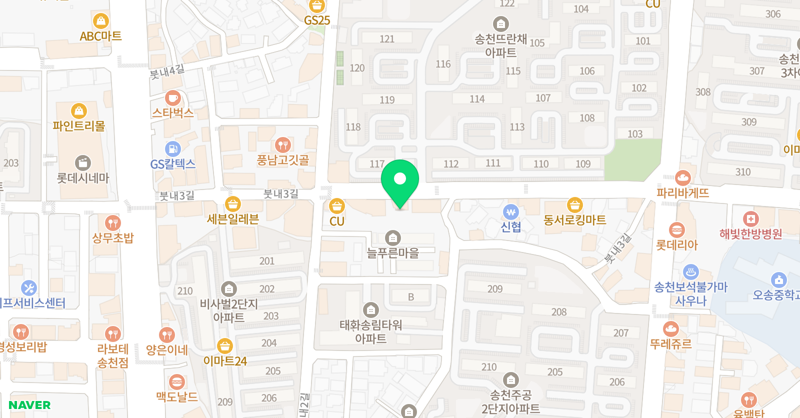 잉글리쉬무무 송천제2학습관 위치