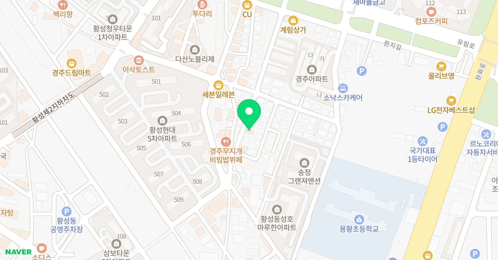 에듀탑 학원 위치