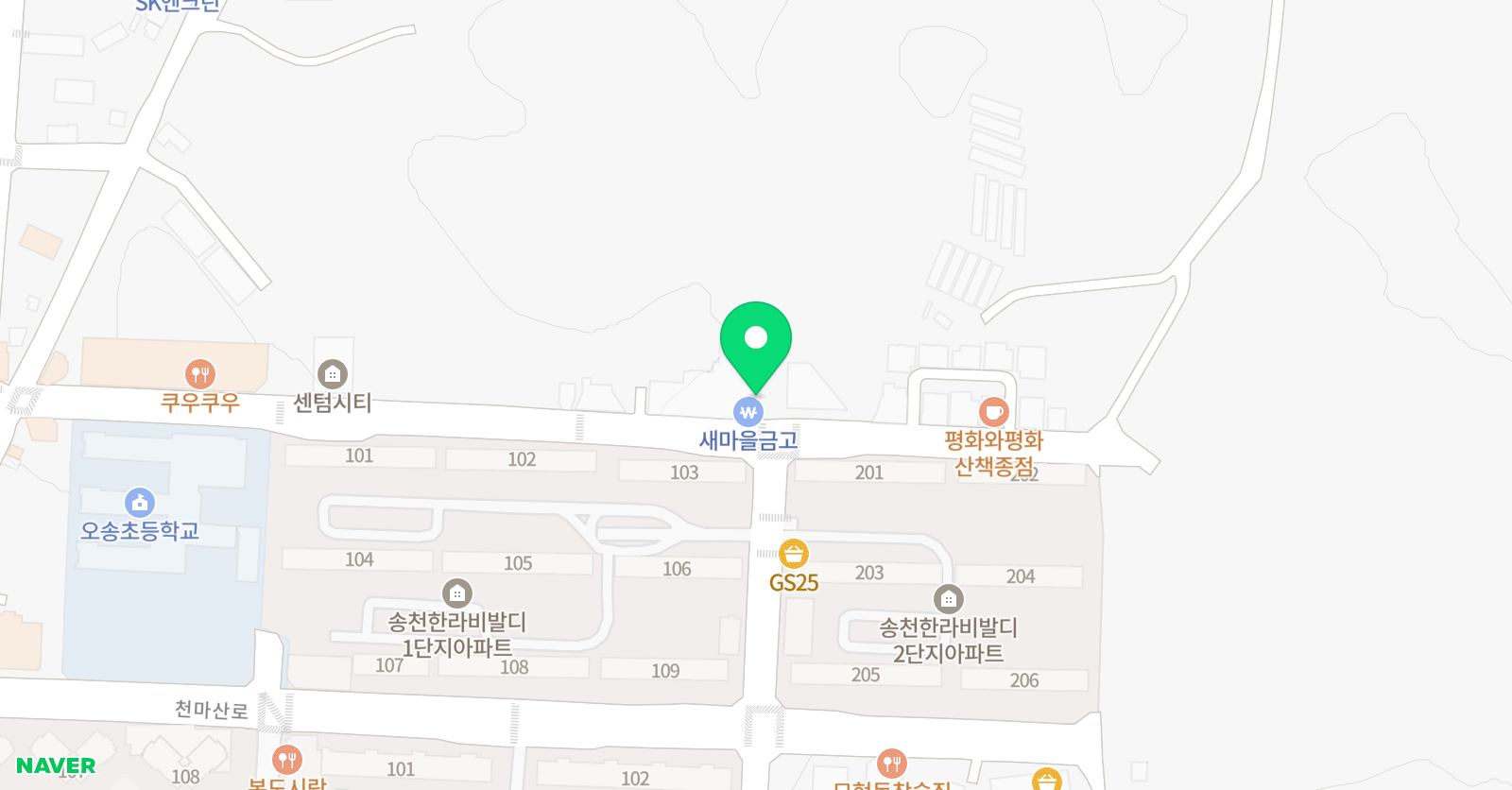 딩딩딩뮤직스쿨 피아노학원 위치