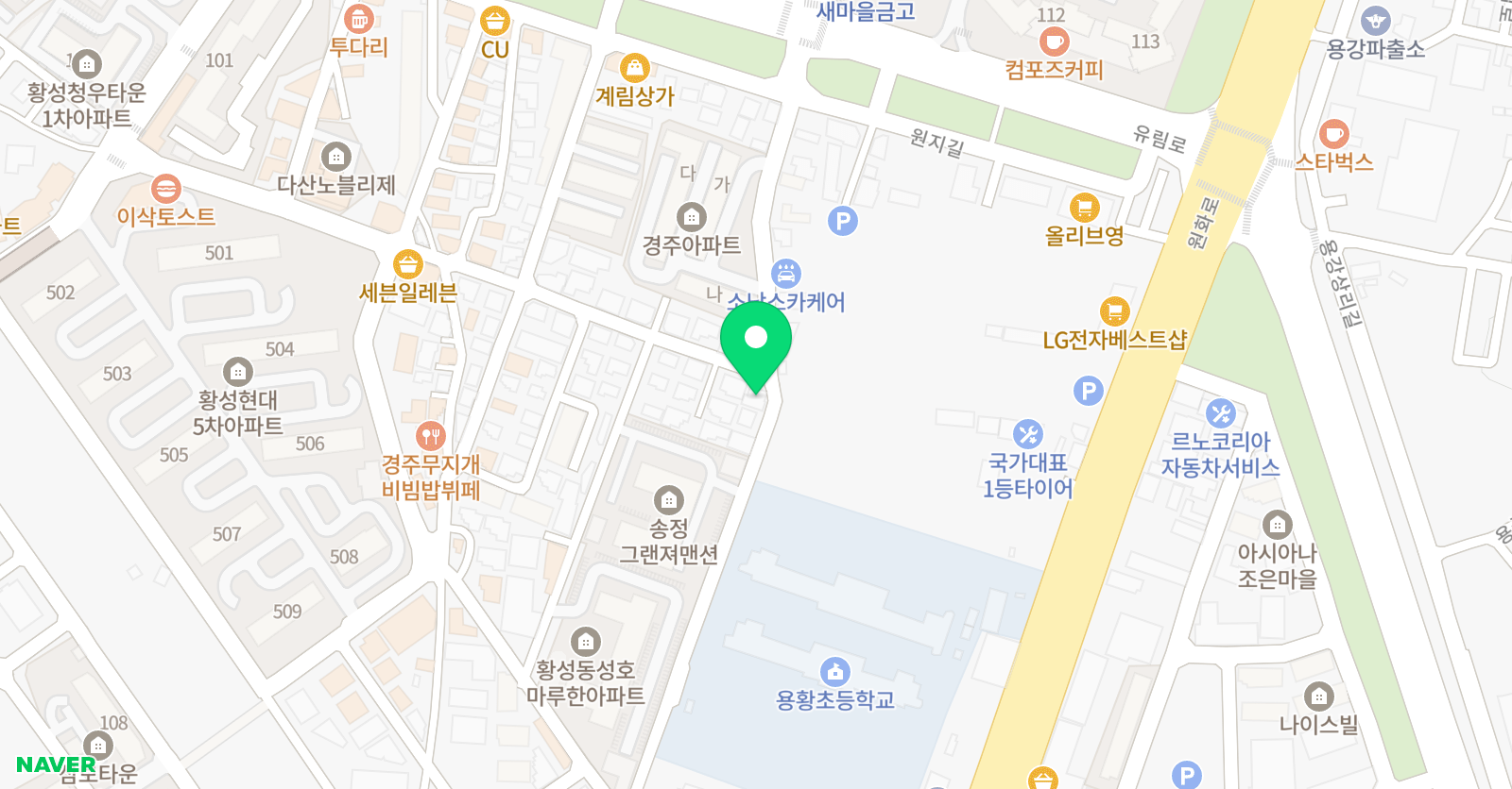 일등급 수학학원 위치