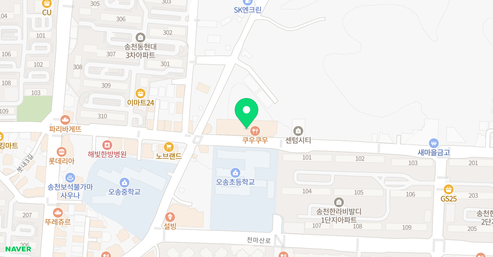 오송 김황선 검도관 위치
