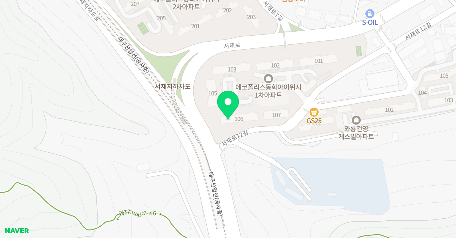 기탄사고력교실 서재동화아이위시1차점 위치