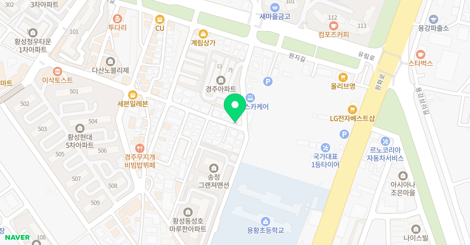 더멜로디 피아노학원 위치