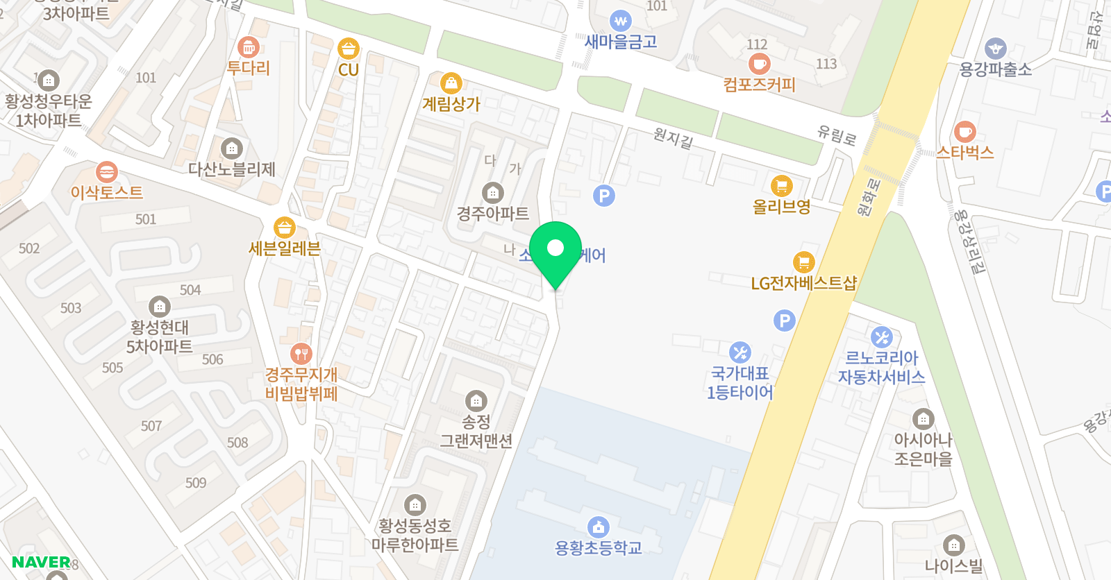 씽크톡 미래엔 수학 용황초교실 위치