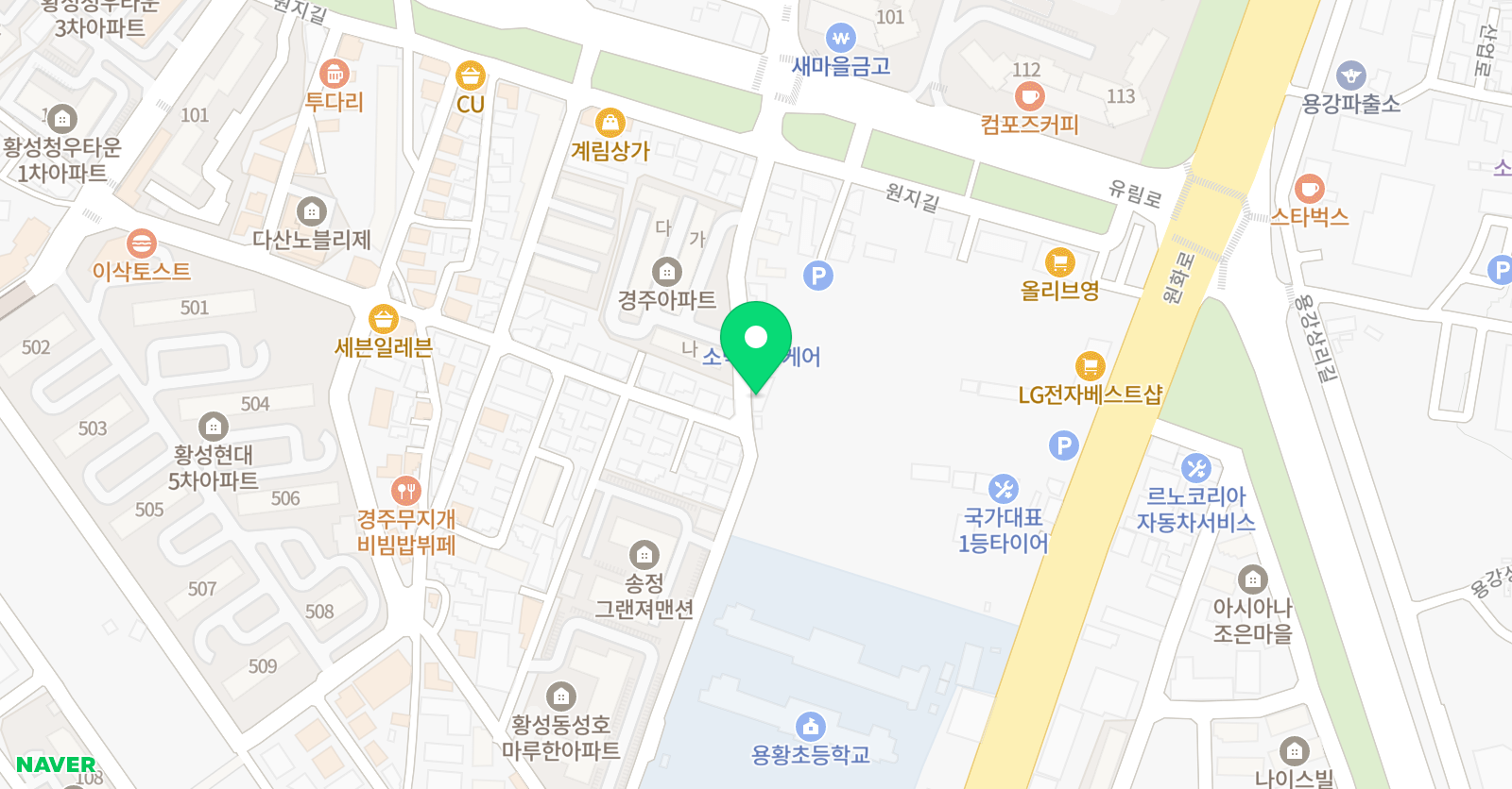 계명대강국 태권도장 위치