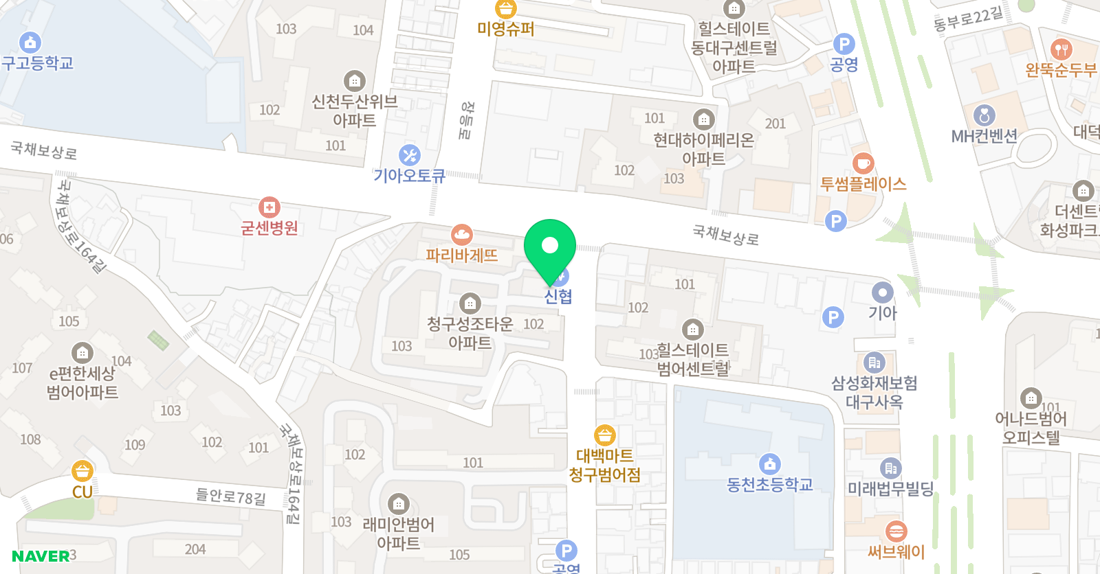 파머스 영어리딩오션학원 범어캠퍼스 위치