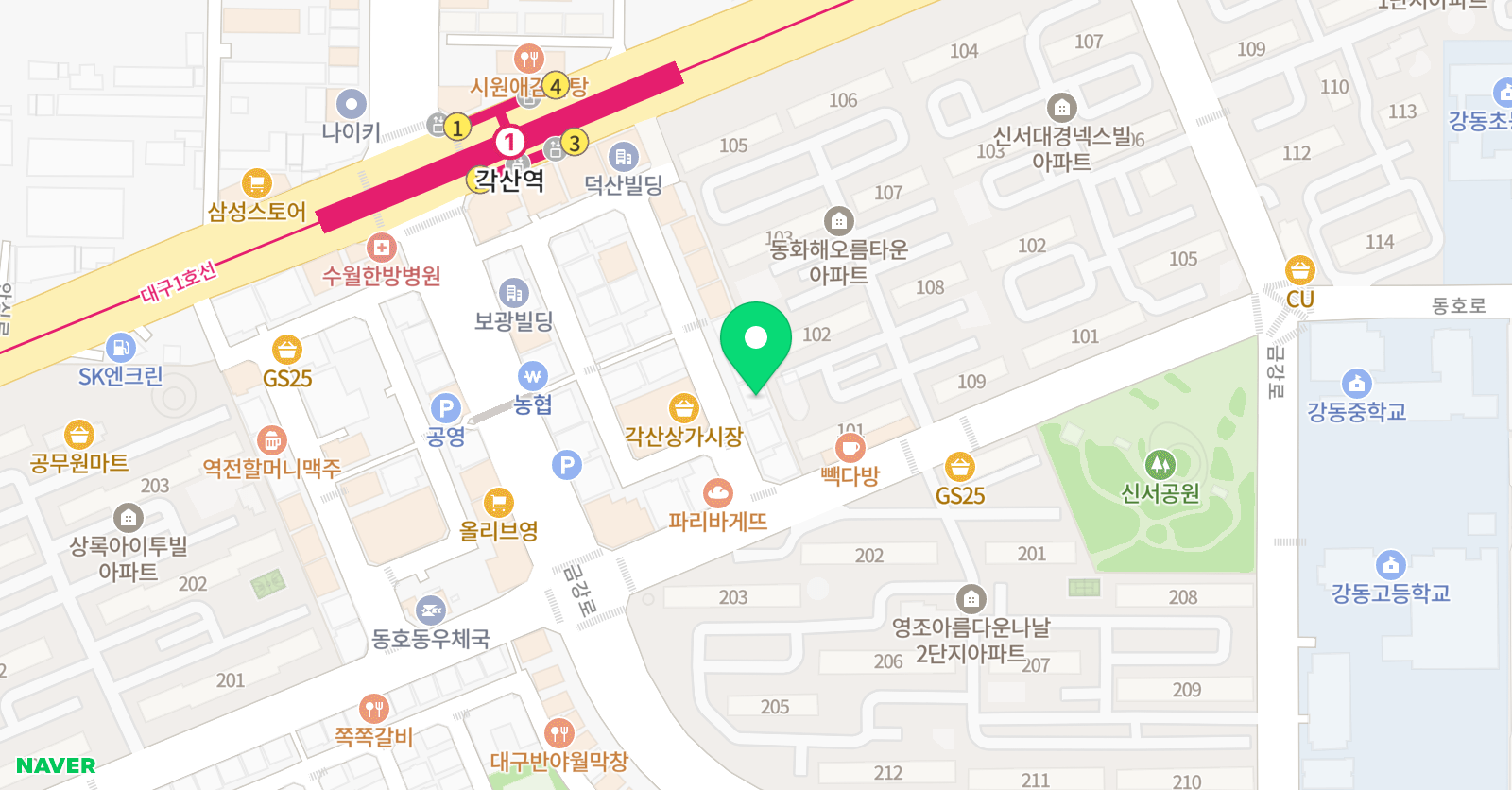 이해하는 수학학원 위치