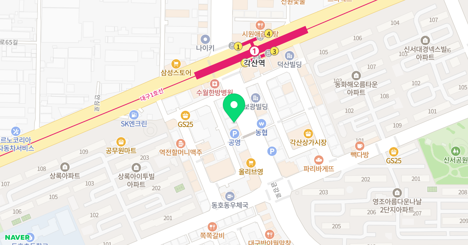 드림웍스 미술학원 위치