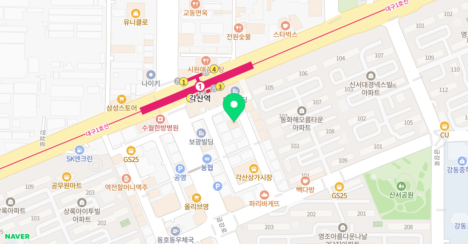 엔이에스 어학원 본원 위치