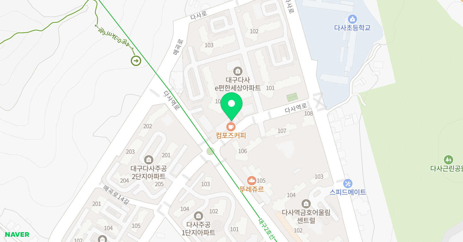 계명대 아이태권도 위치