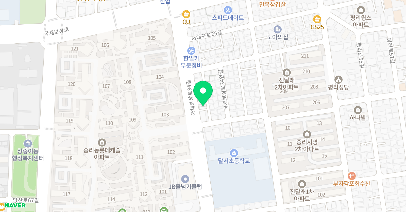 이루다 수학학원 위치