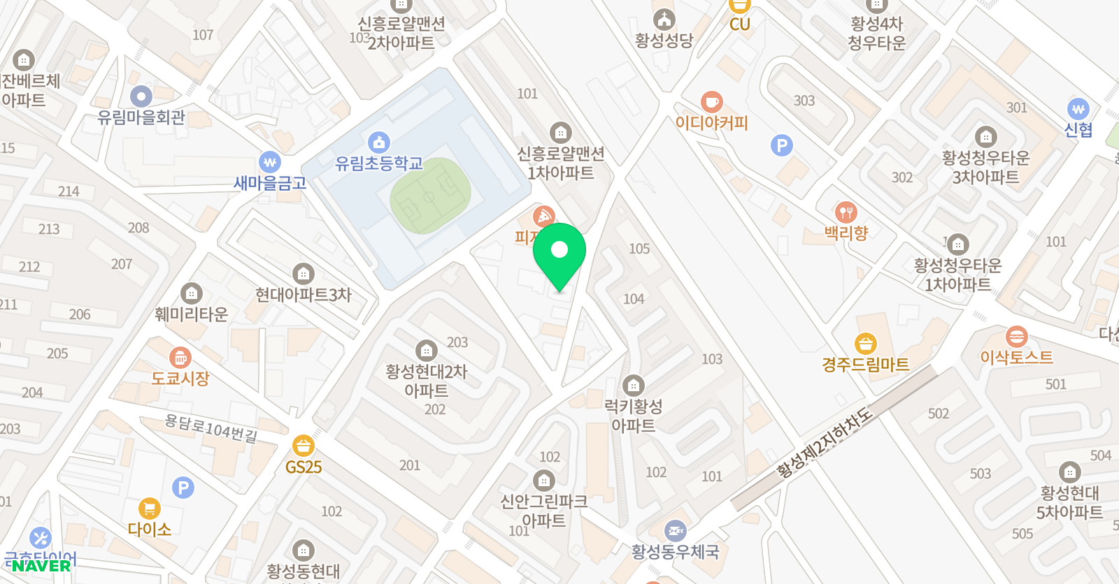 인아트피아노 미술학원 위치