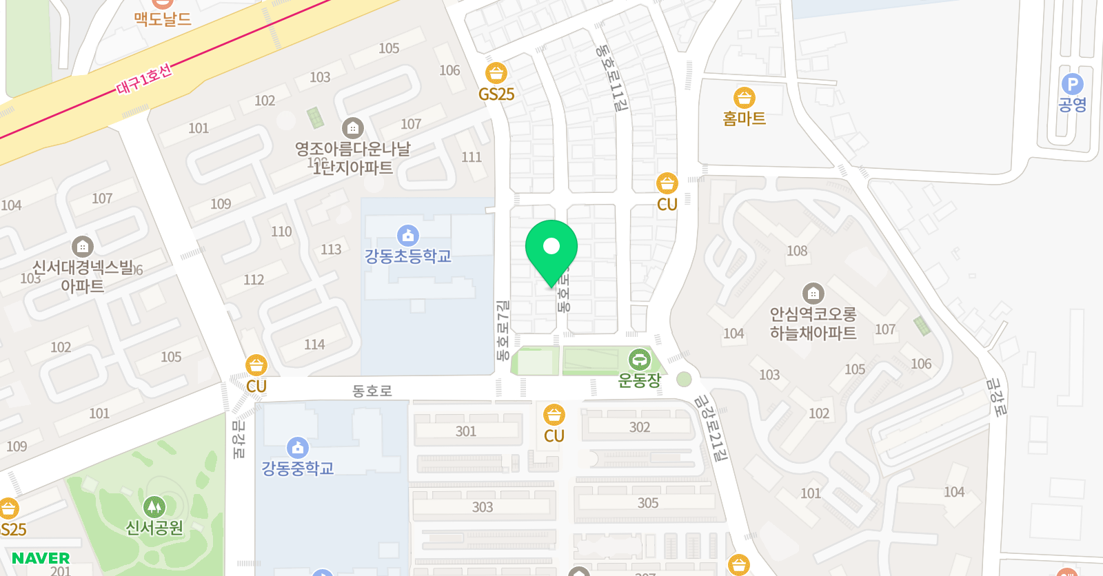 이레 수학교습소 위치