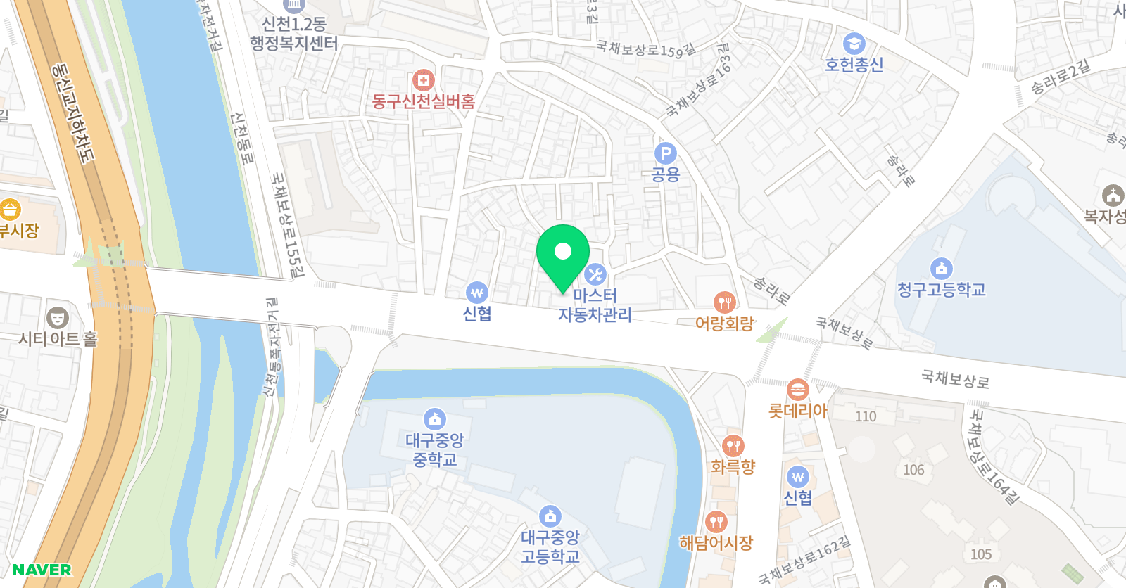 고등관 TOP 수학학원 위치