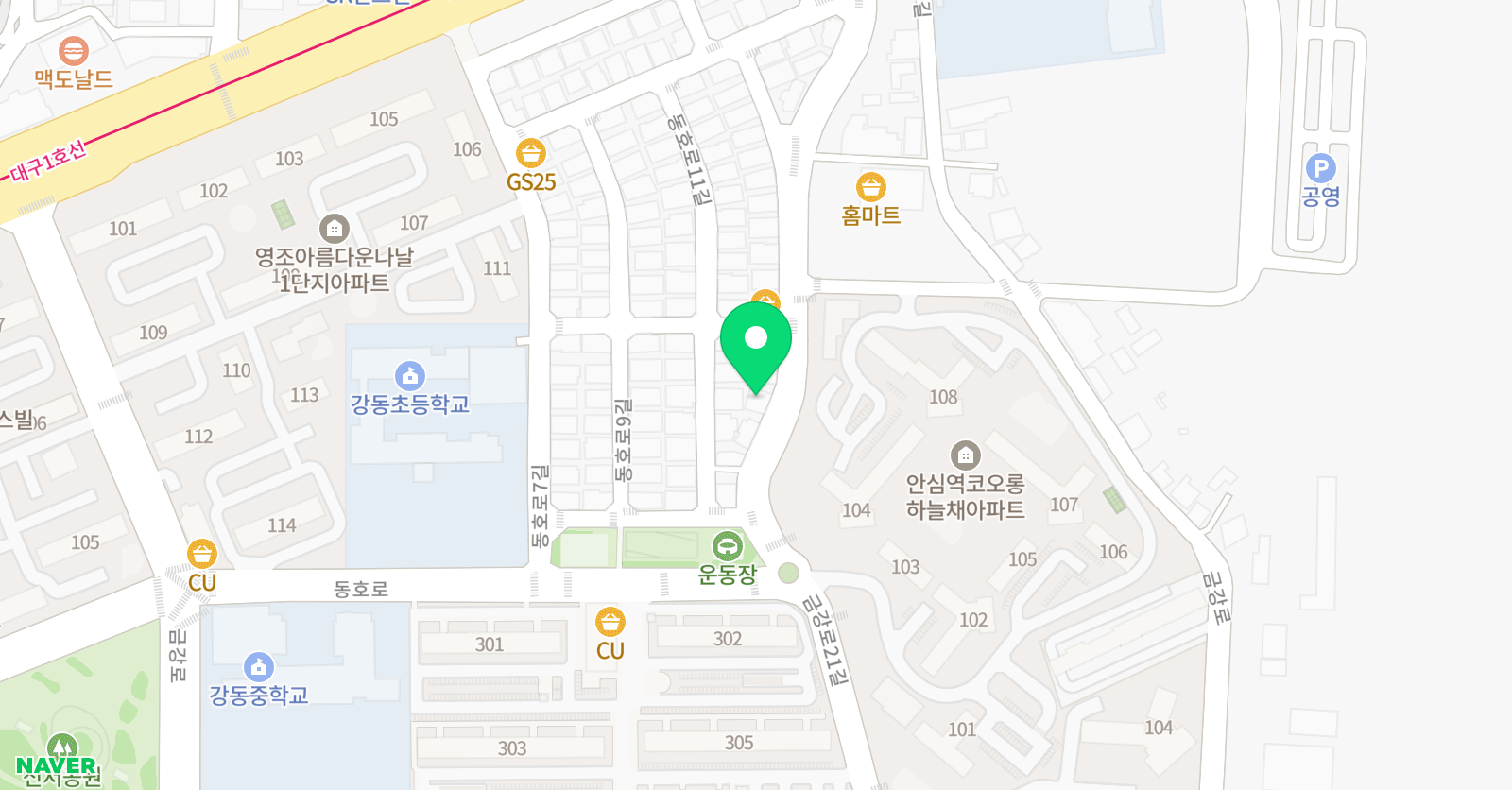 차 수학 대구강동캠퍼스 위치