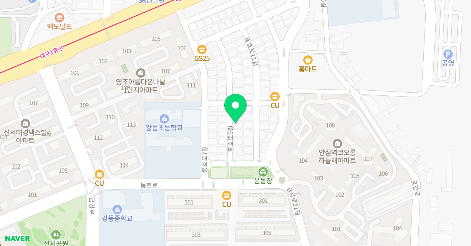 푸르넷 공부방 동호점 위치