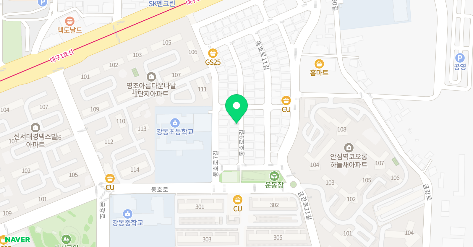 슈퍼 수학 공부방 위치