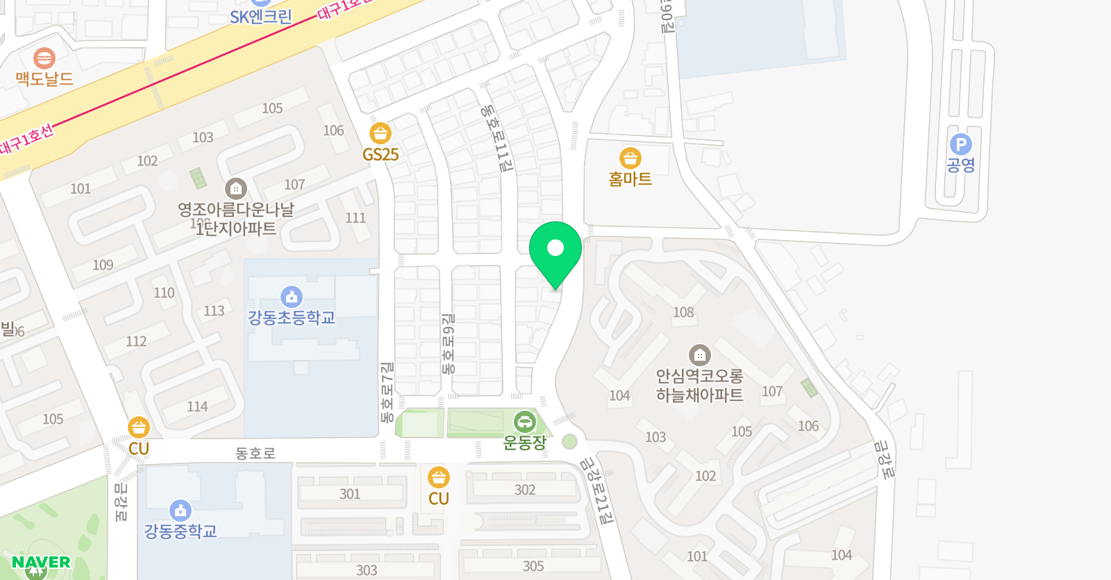계명 피아노음악학원 위치