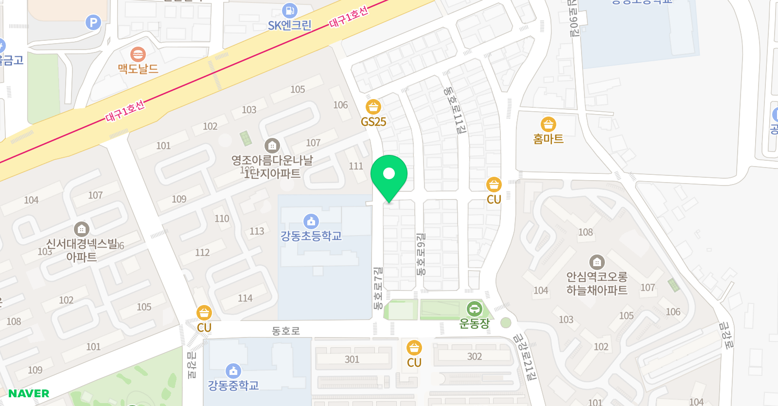 경샘 공부방 위치