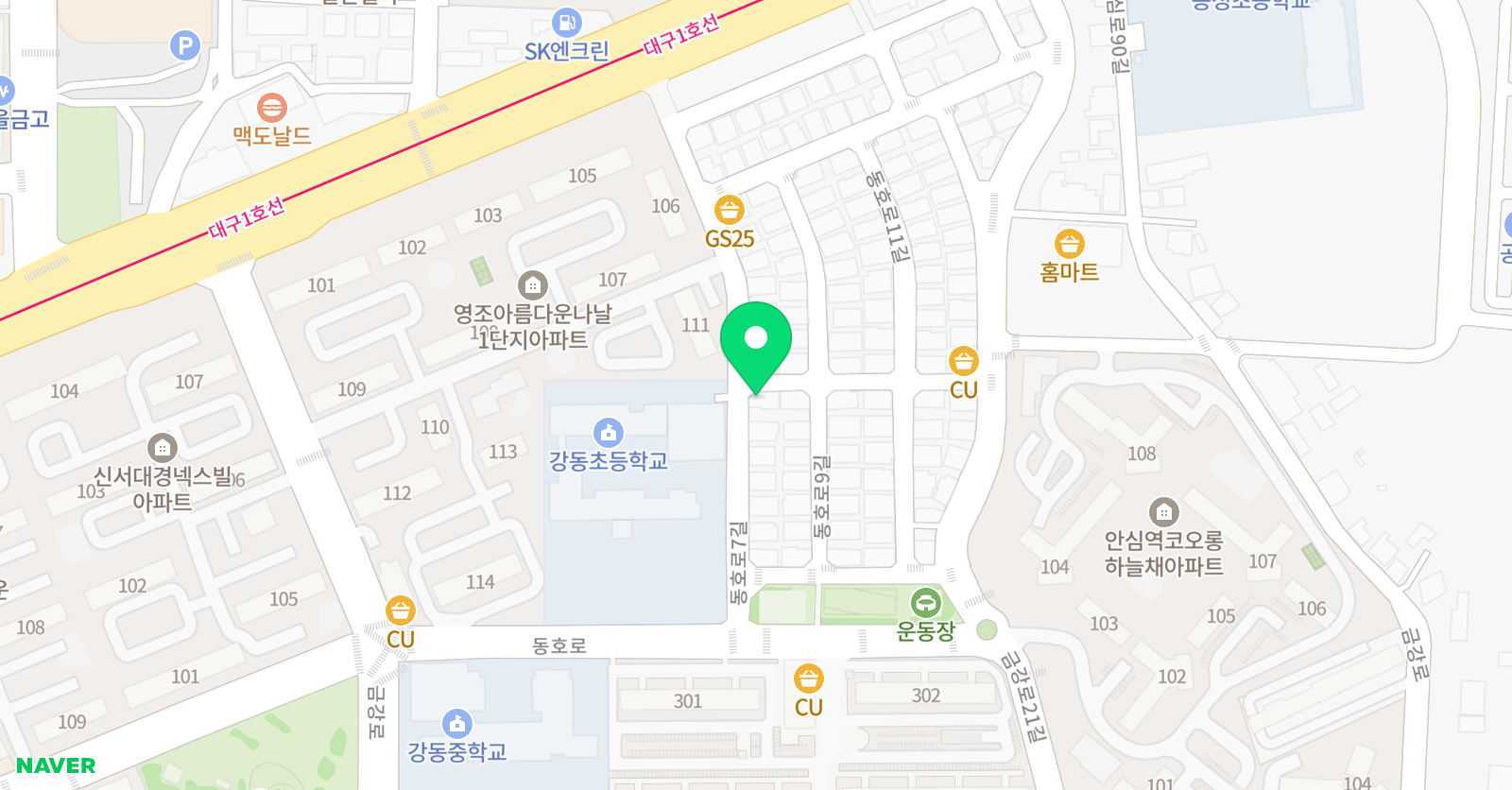 더상승 영어학원 위치