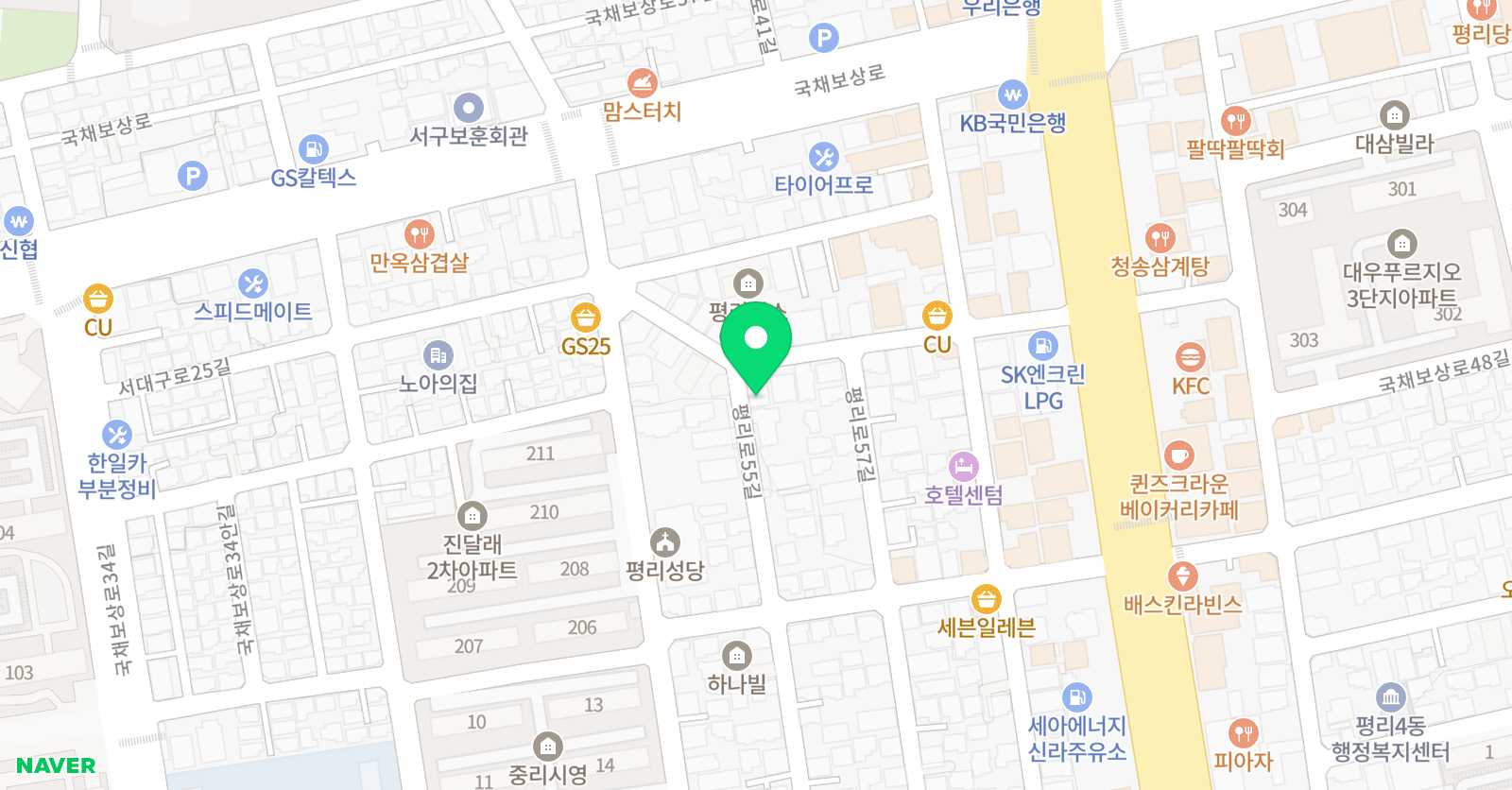 매쓰 존 위치